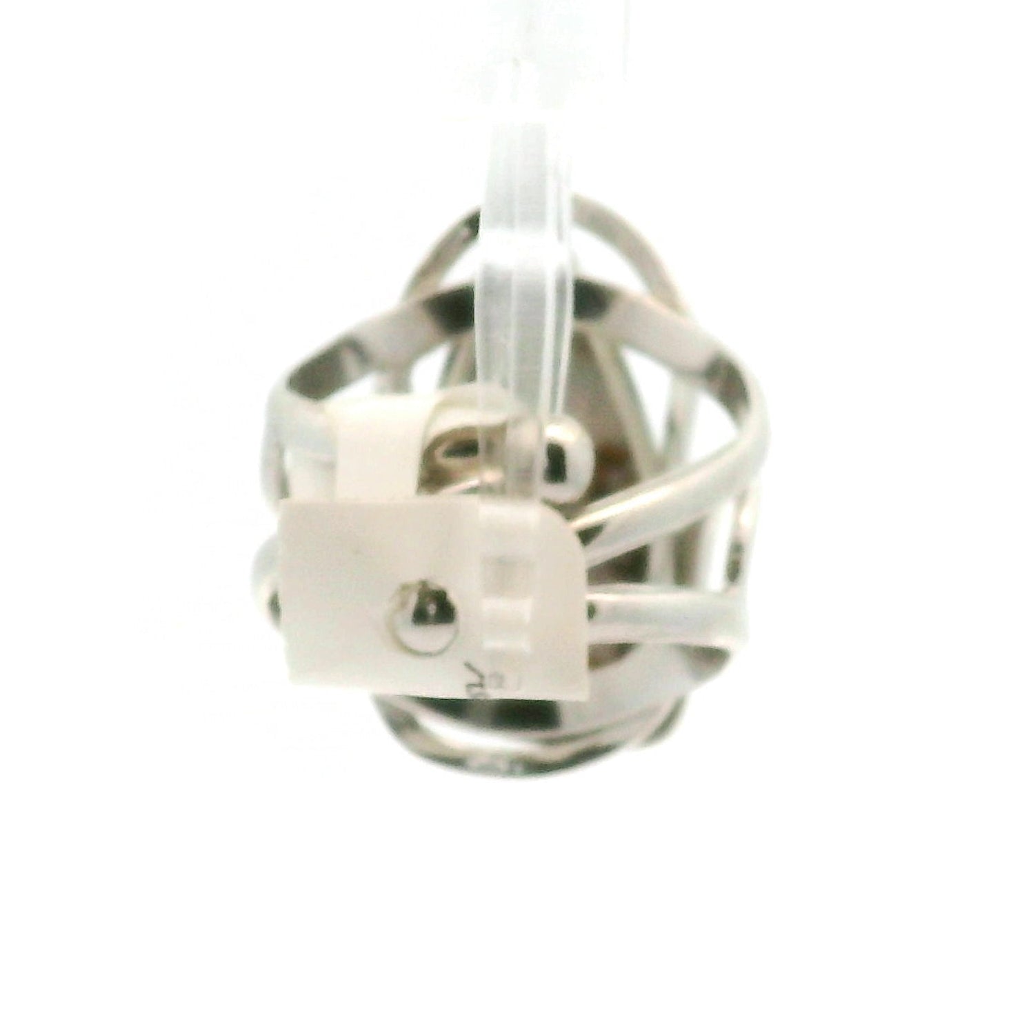 Astrophyllite Cuff Ring .925 Silver for Bravery, Light Energy and Self Acceptance