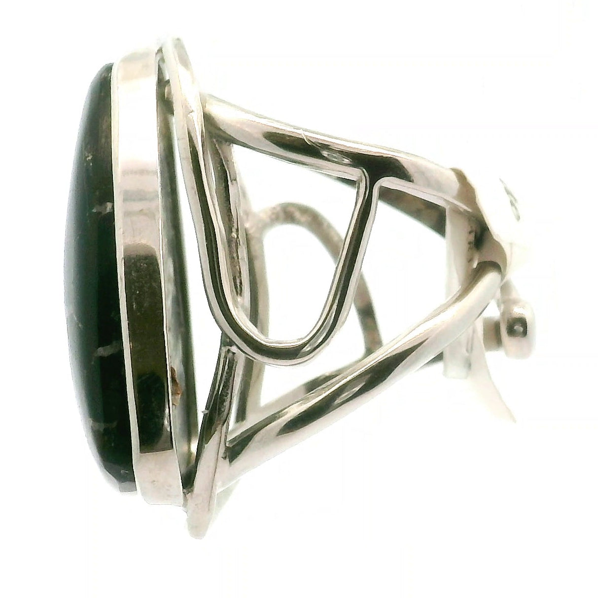 Tetraphlogopite Cuff Ring .925 Silver for Clarity, Vitality and Transformation