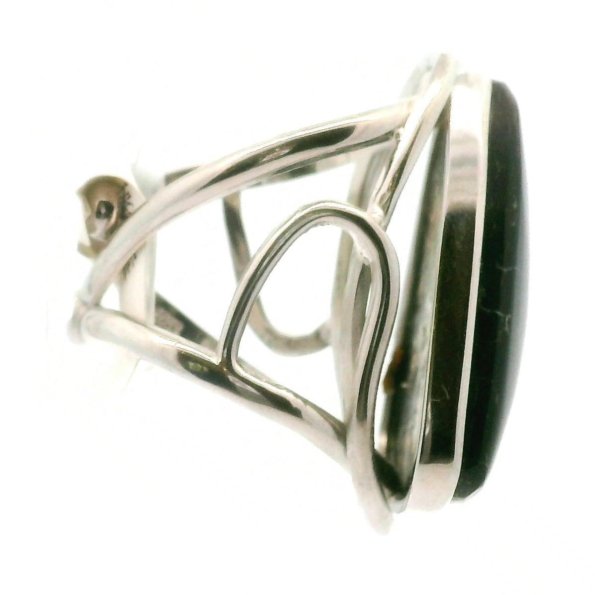 Tetraphlogopite Cuff Ring .925 Silver for Clarity, Vitality and Transformation