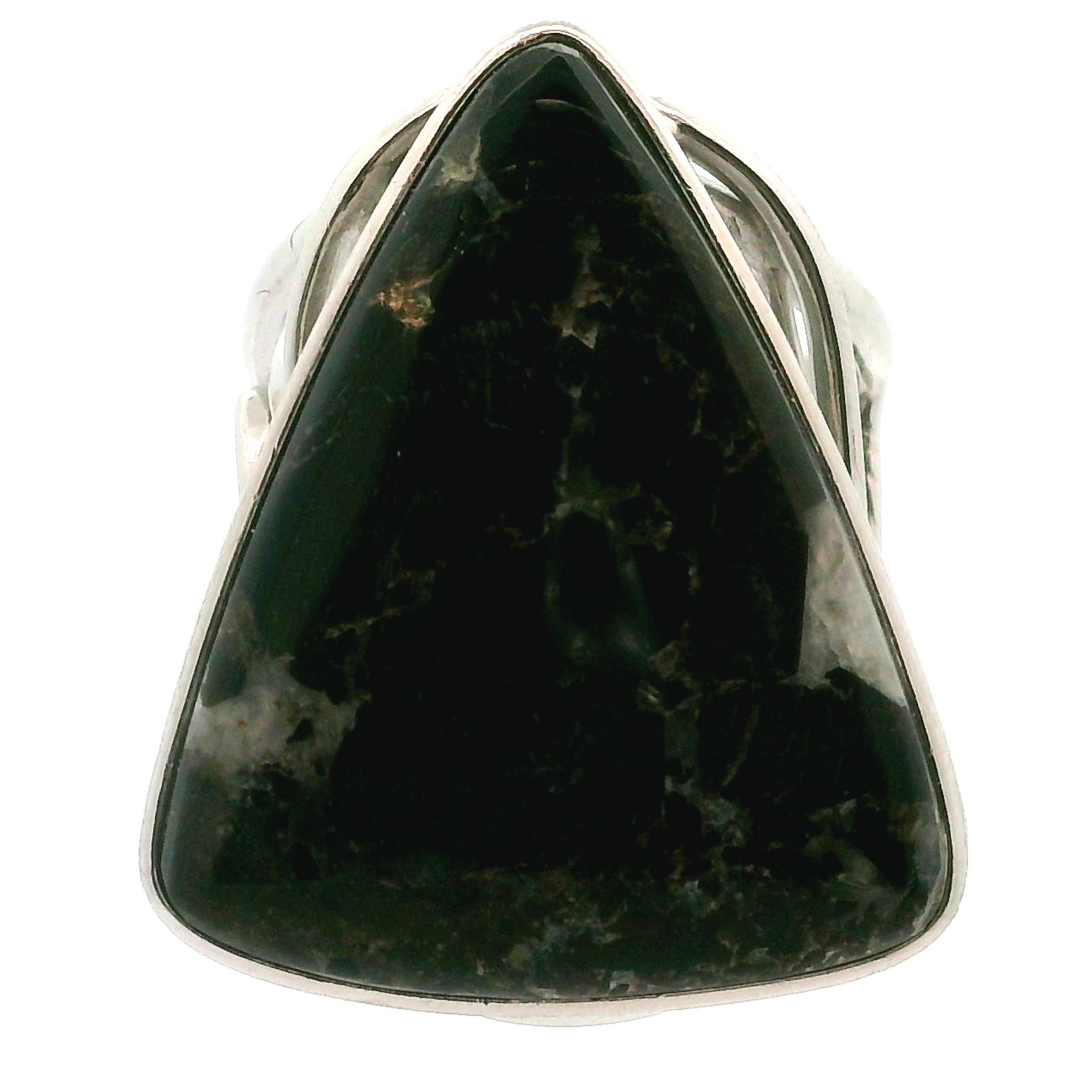 Tetraphlogopite Cuff Ring .925 Silver for Clarity, Vitality and Transformation