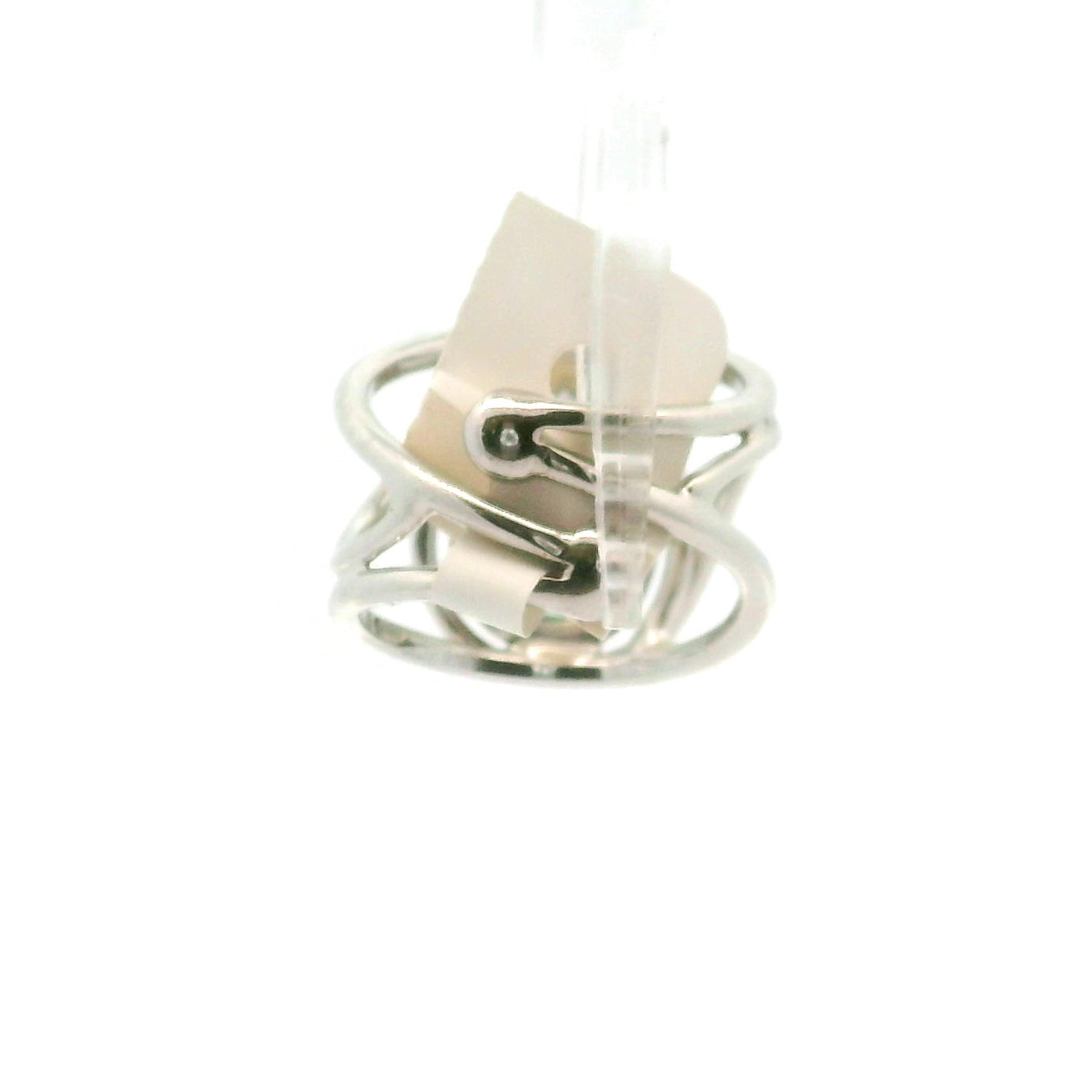 Fluorite Midi Cuff Ring .925 Silver for Clarity and Focus