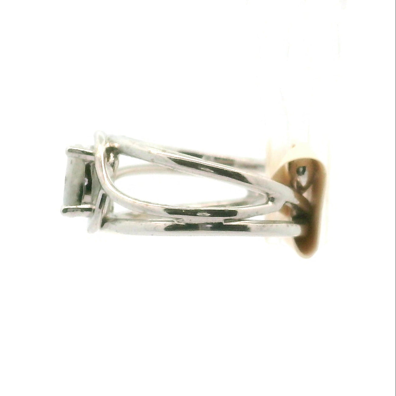 Kiwi Jasper Midi Cuff Ring 925 Silver for Support during Stress or Addiction