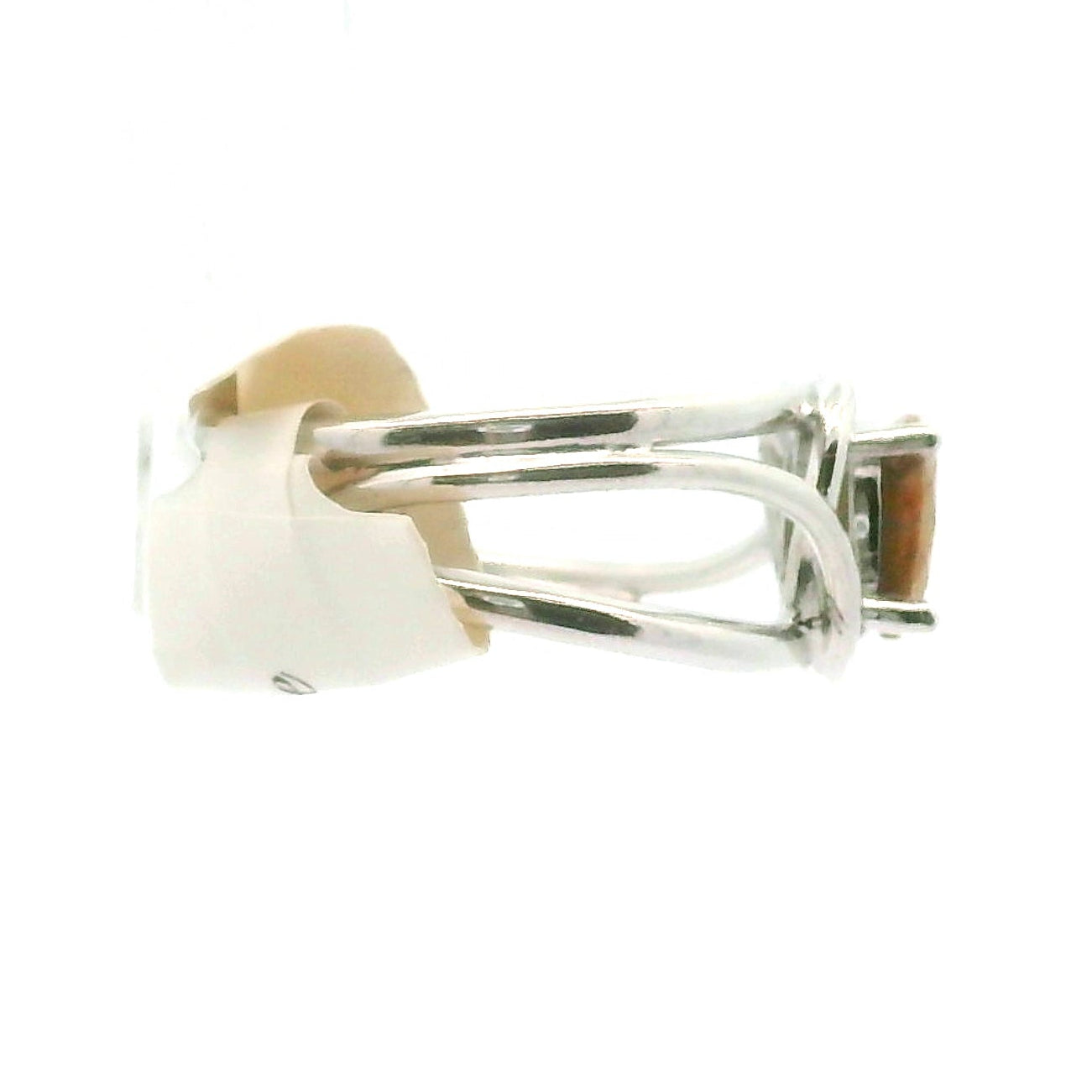 Mookaite Jasper Midi Cuff Ring .925 Silver for Personal Power and Youthful Beauty