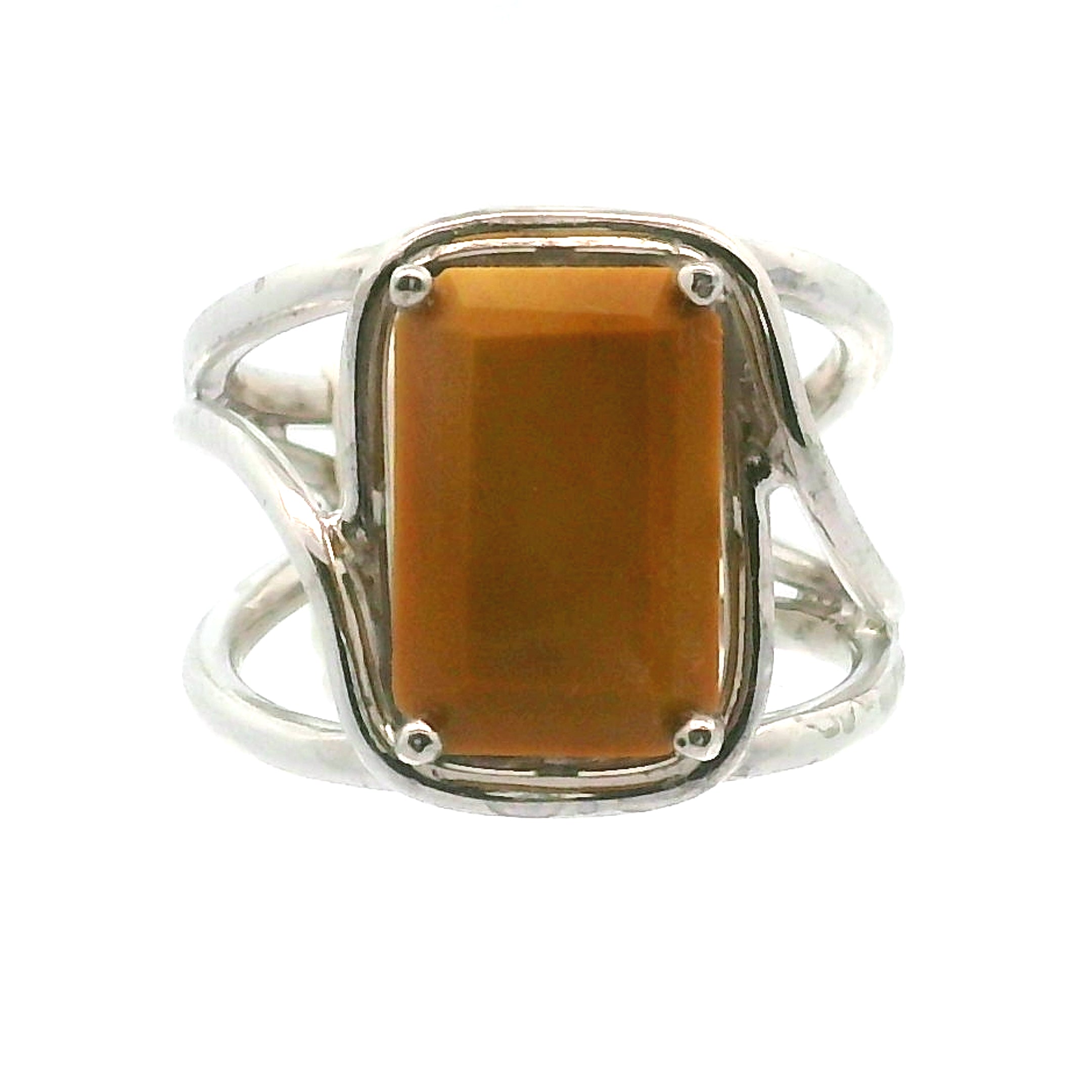 Mookaite Jasper Cuff Ring .925 Silver for Personal Power and Youthful Beauty