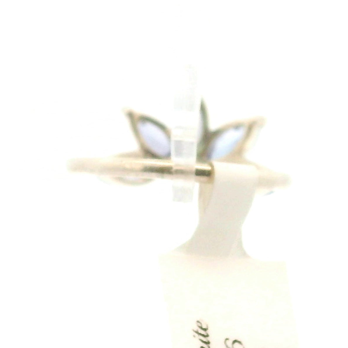 Tanzanite Lotus Ring .925 Silver  for Elevating your Consciousness