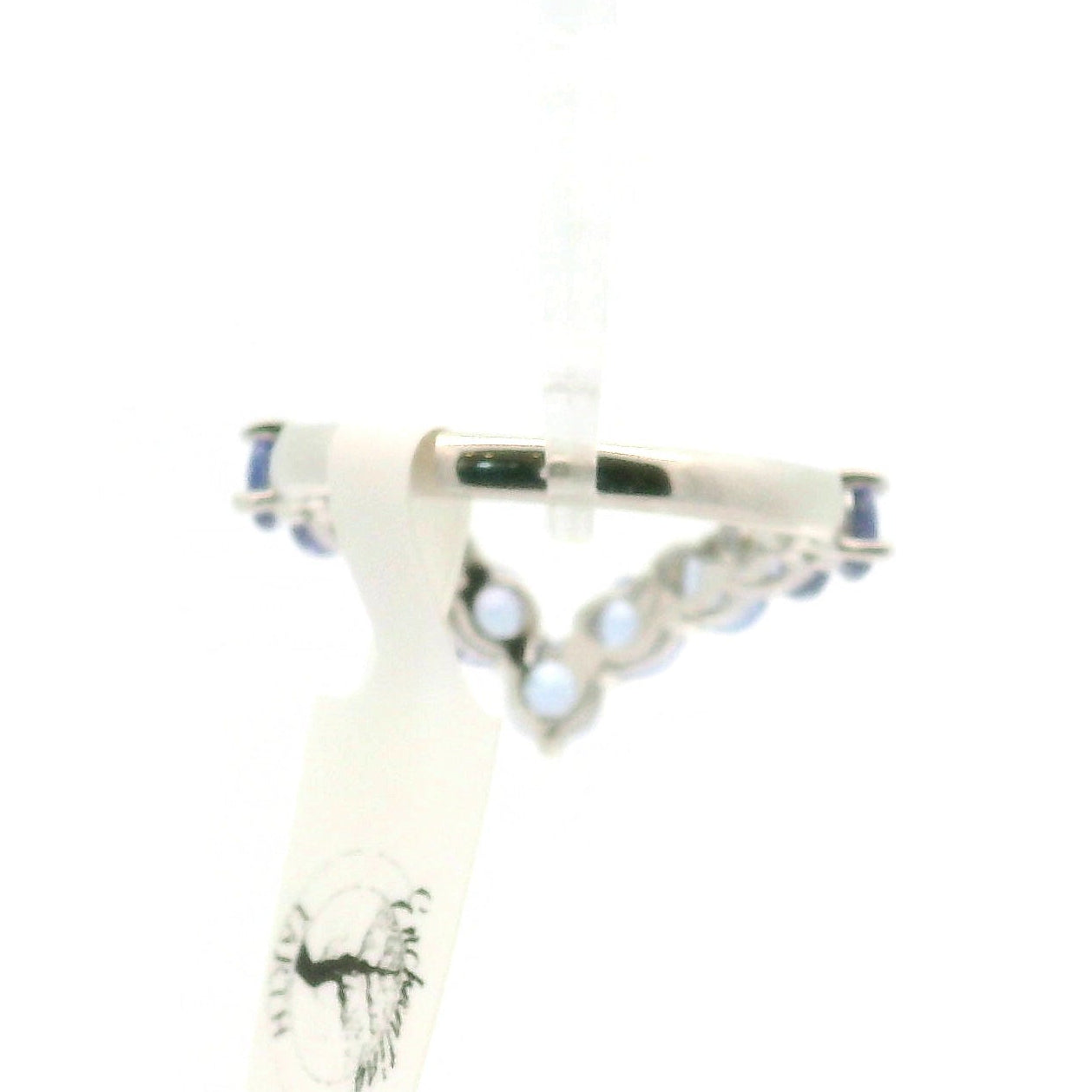 Tanzanite Stackable Ring .925 Silver for Elevating your Consciousness
