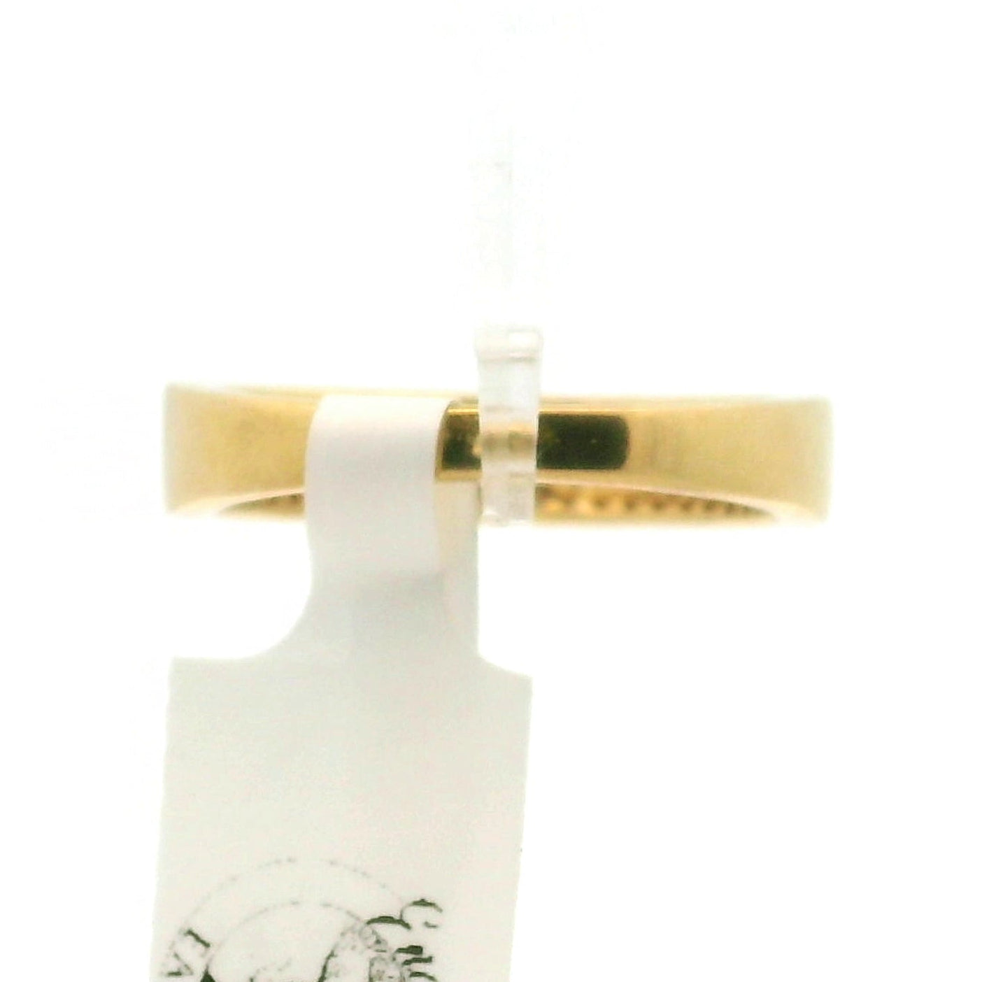 Diamond Triple Band Ring .925 Silver with Gold Plating for New Opportunities, Endurance and Beauty