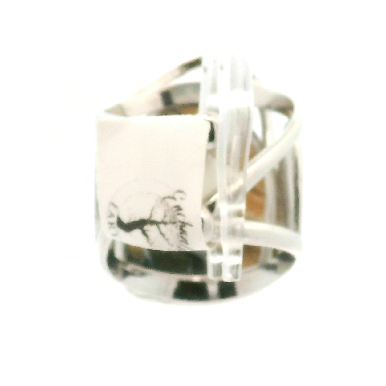 Arizona Pietersite Cuff Ring .925 Silver for Intuition, Transformation and Willpower