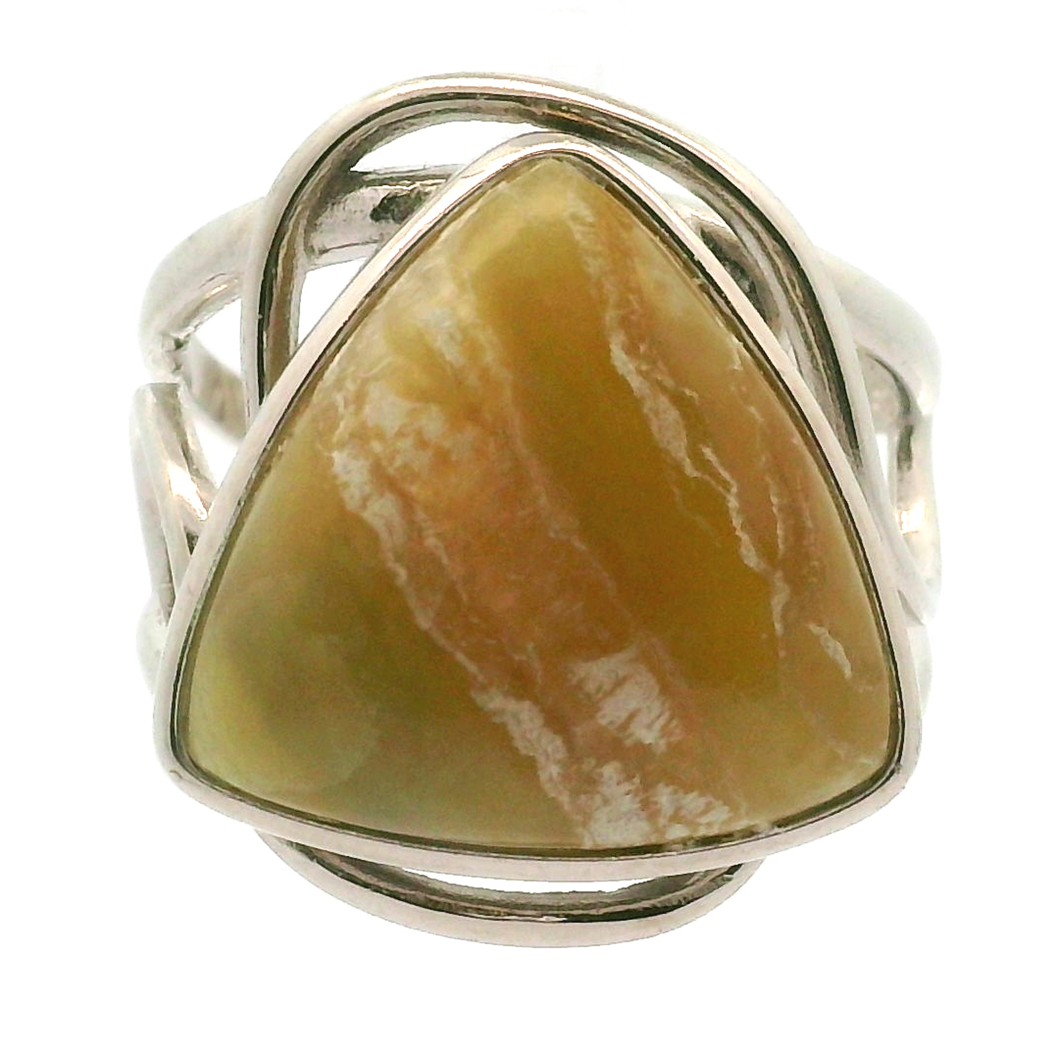 Arizona Pietersite Cuff Ring .925 Silver for Intuition, Transformation and Willpower