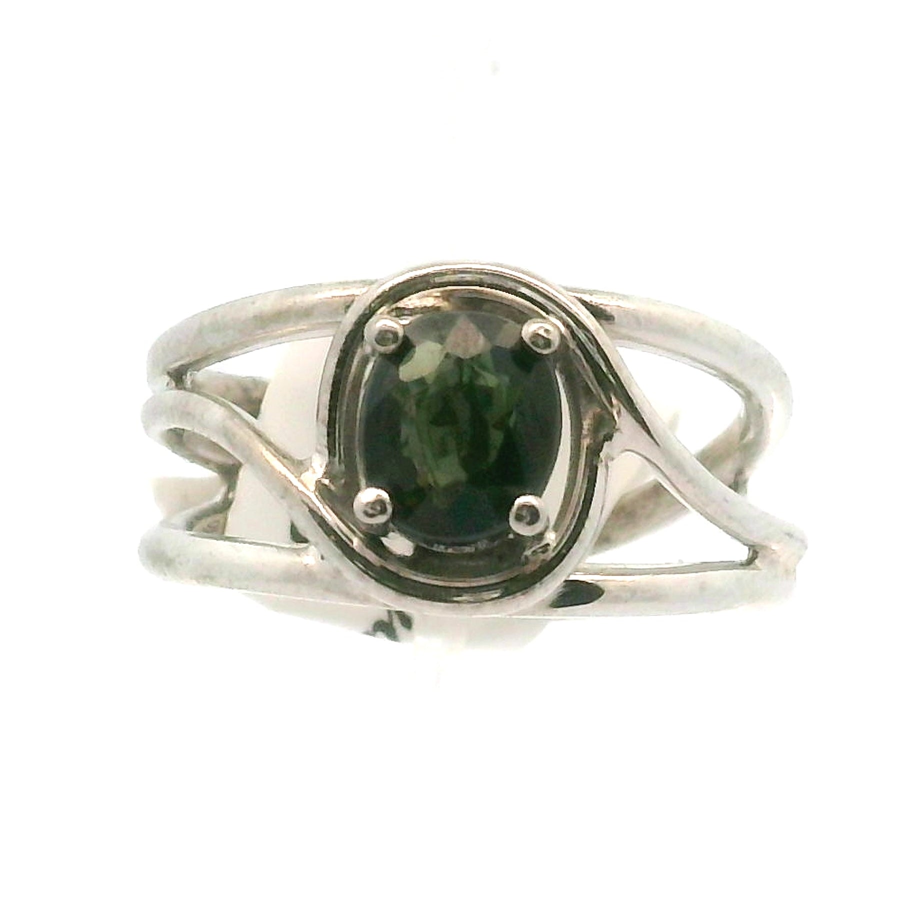 Kornerupine Midi Cuff Ring .925 Silver for Harmony, New Ideas & Relationships and Manifestation
