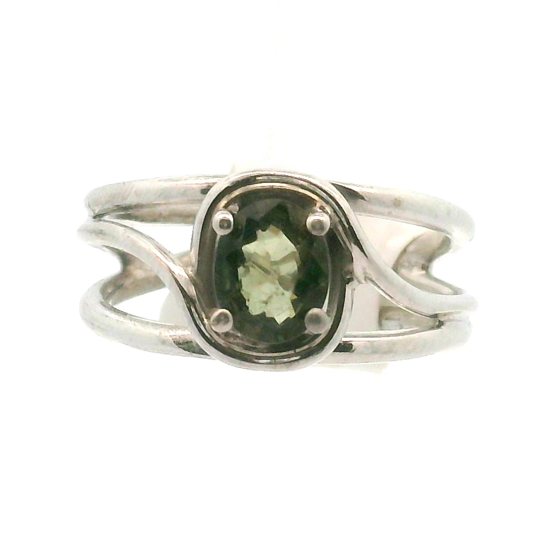 Kornerupine Midi Cuff Ring .925 Silver for Harmony, New Ideas & Relationships and Manifestation