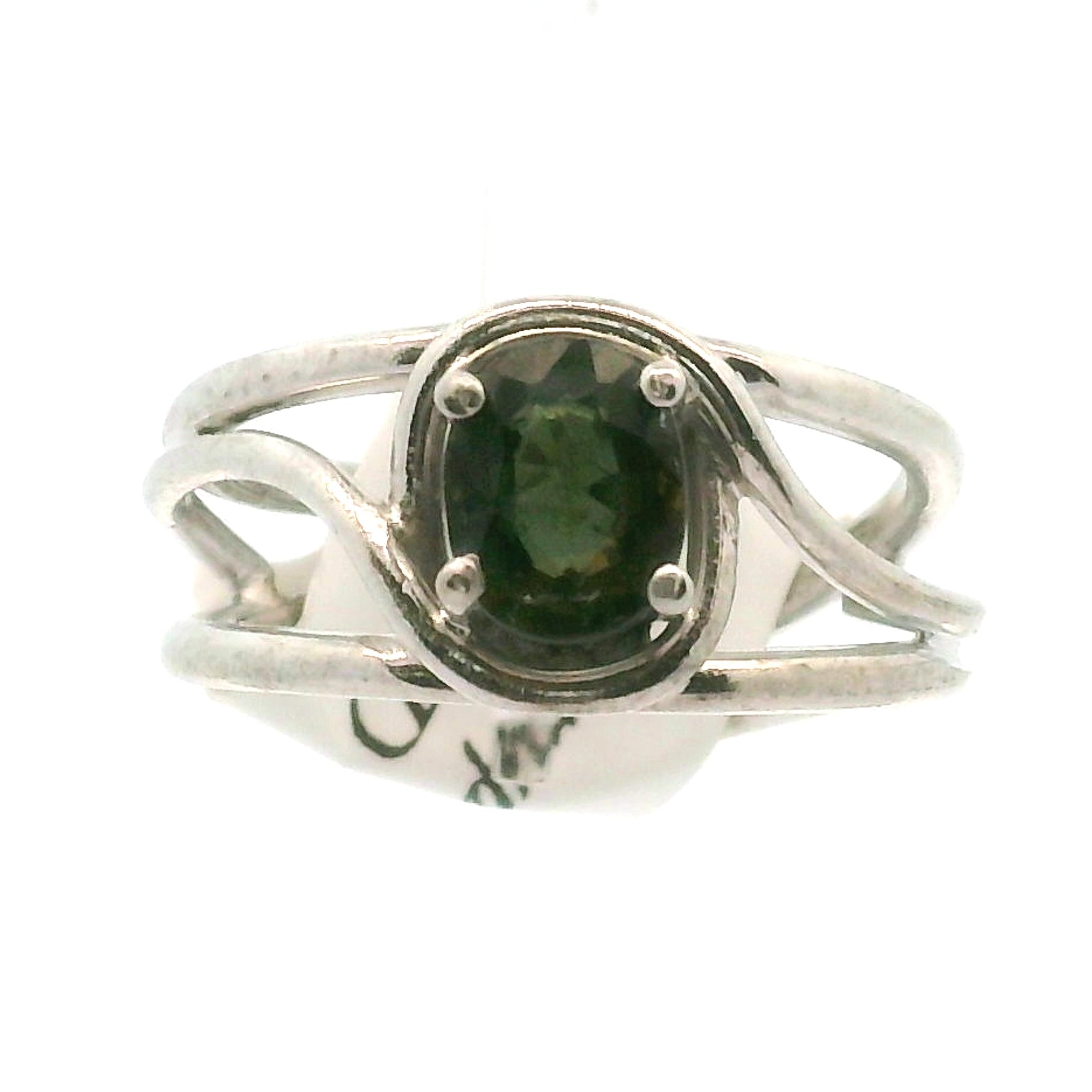 Kornerupine Midi Cuff Ring .925 Silver for Harmony, New Ideas & Relationships and Manifestation