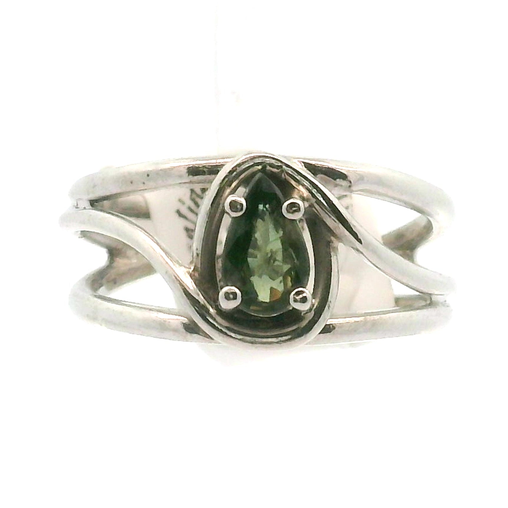 Kornerupine Midi Cuff Ring .925 Silver for Harmony, New Ideas & Relationships and Manifestation