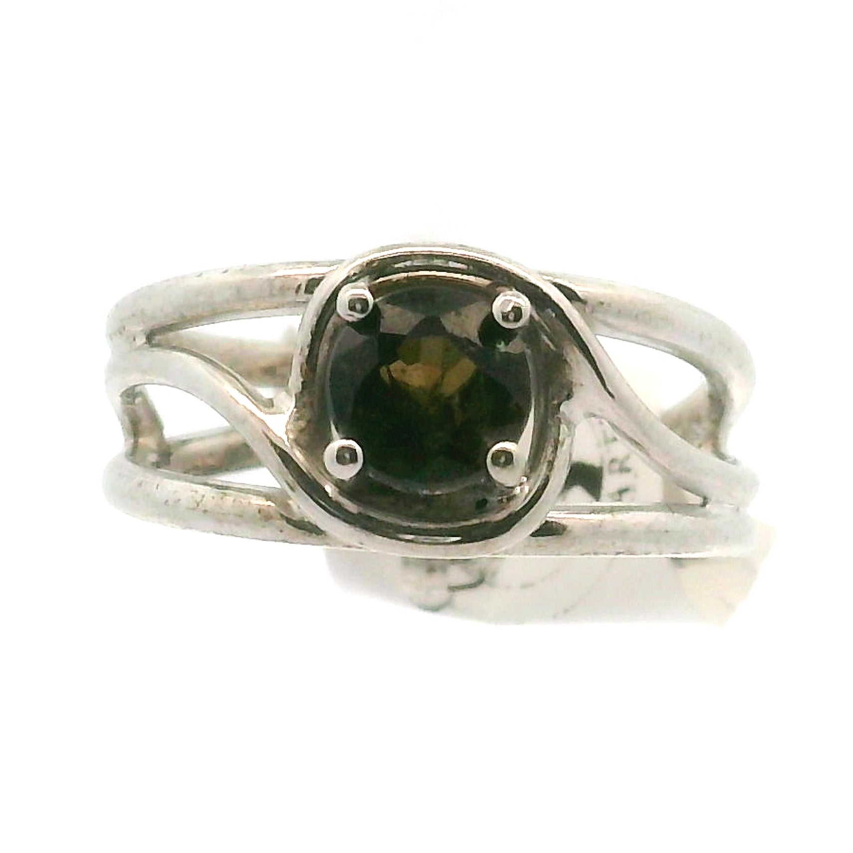 Kornerupine Midi Cuff Ring .925 Silver for Harmony, New Ideas & Relationships and Manifestation