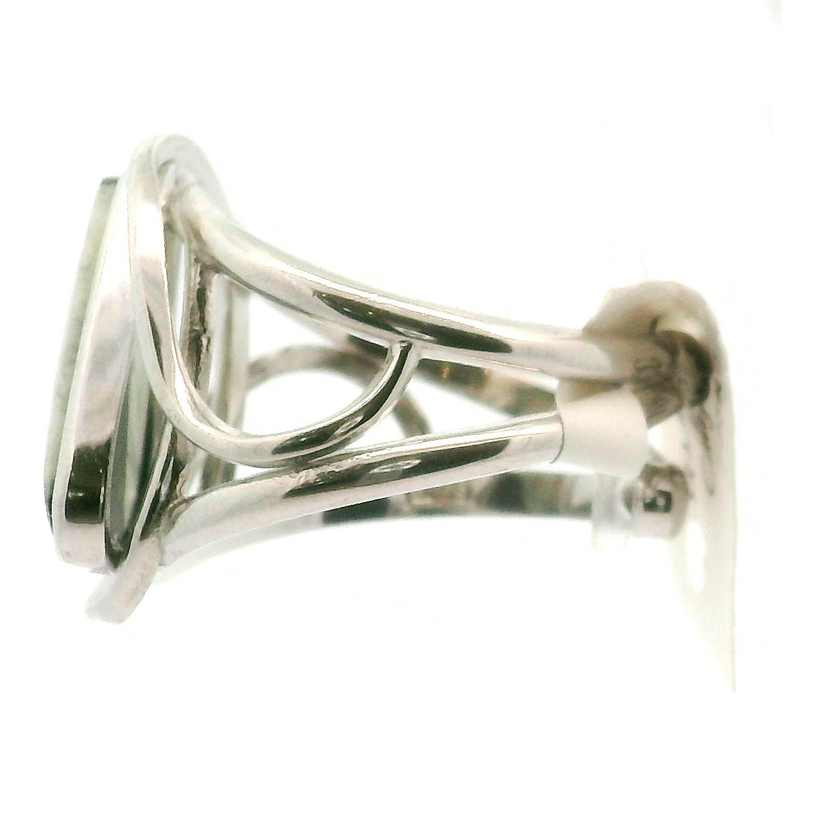 Writing Rock Cuff Ring 925 Silver for Creativity, Meditation and Sacred Writing