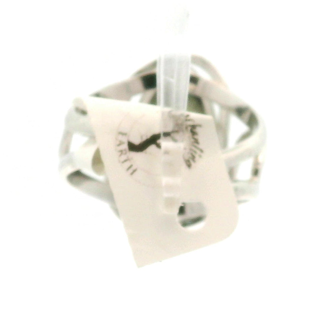 Writing Rock Cuff Ring 925 Silver for Creativity, Meditation and Sacred Writing