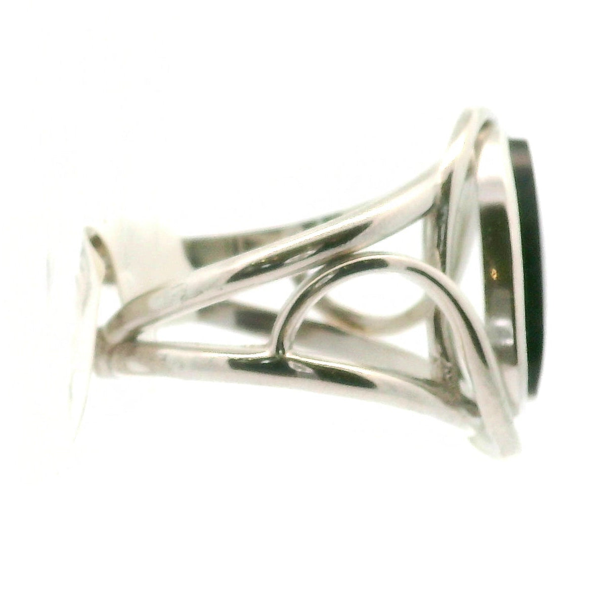 Writing Rock Cuff Ring 925 Silver for Creativity, Meditation and Sacred Writing