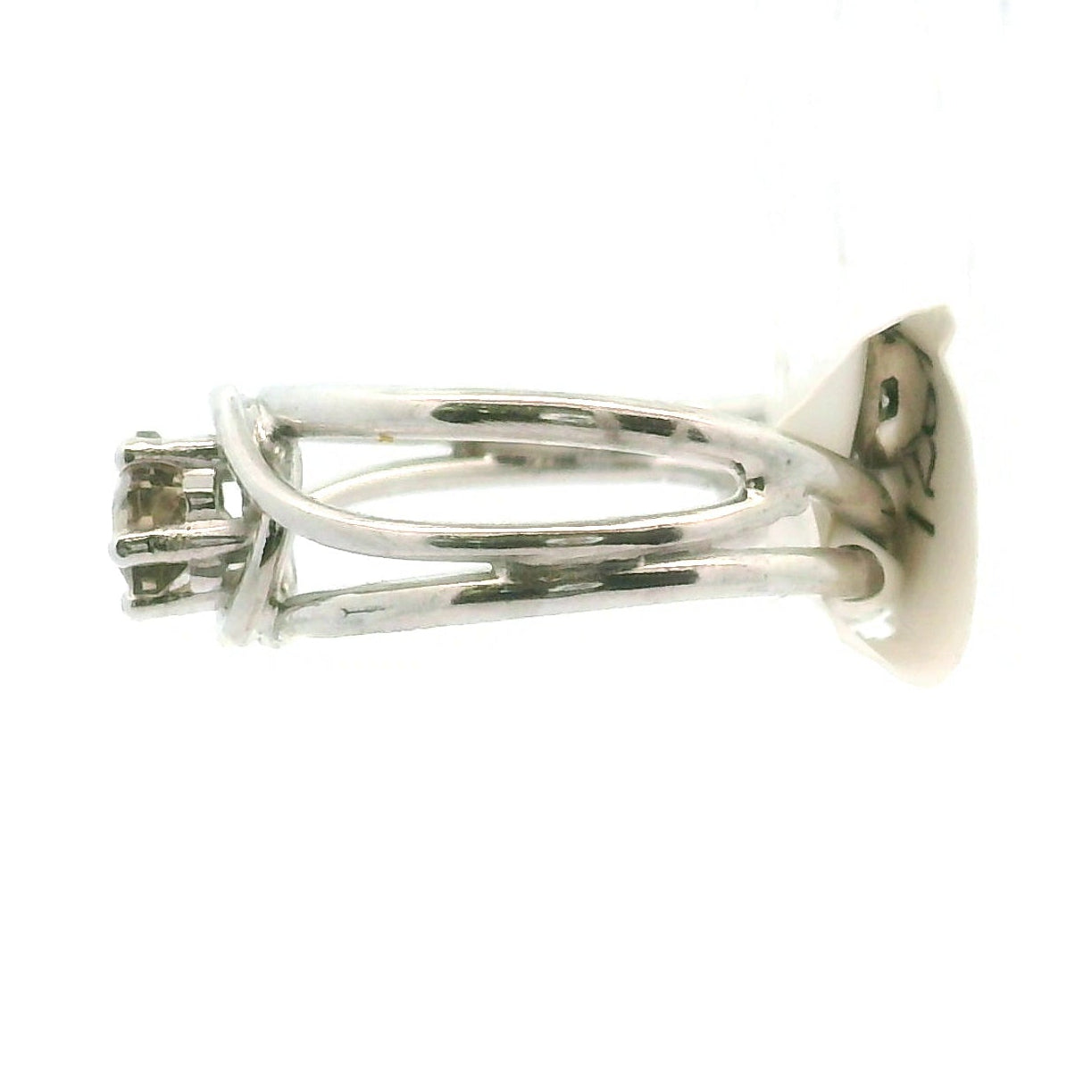 Smoky Quartz Star Midi Adjustable Finger Cuff Ring .925 Silver for Energy Cleansing, Manifestation and Protection