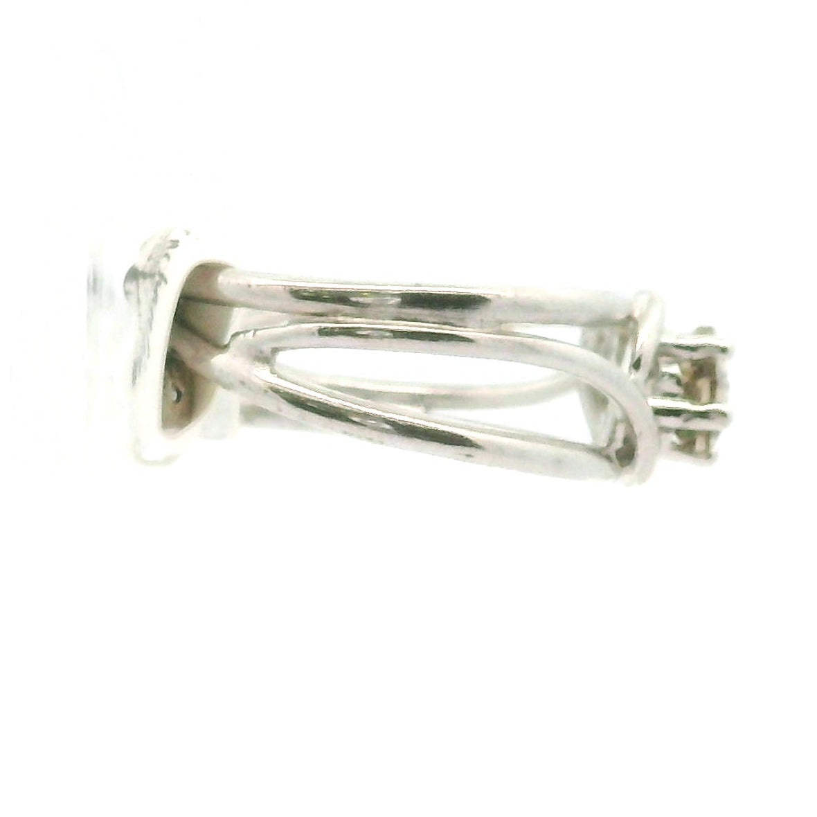 Smoky Quartz Star Midi Adjustable Finger Cuff Ring .925 Silver for Energy Cleansing, Manifestation and Protection