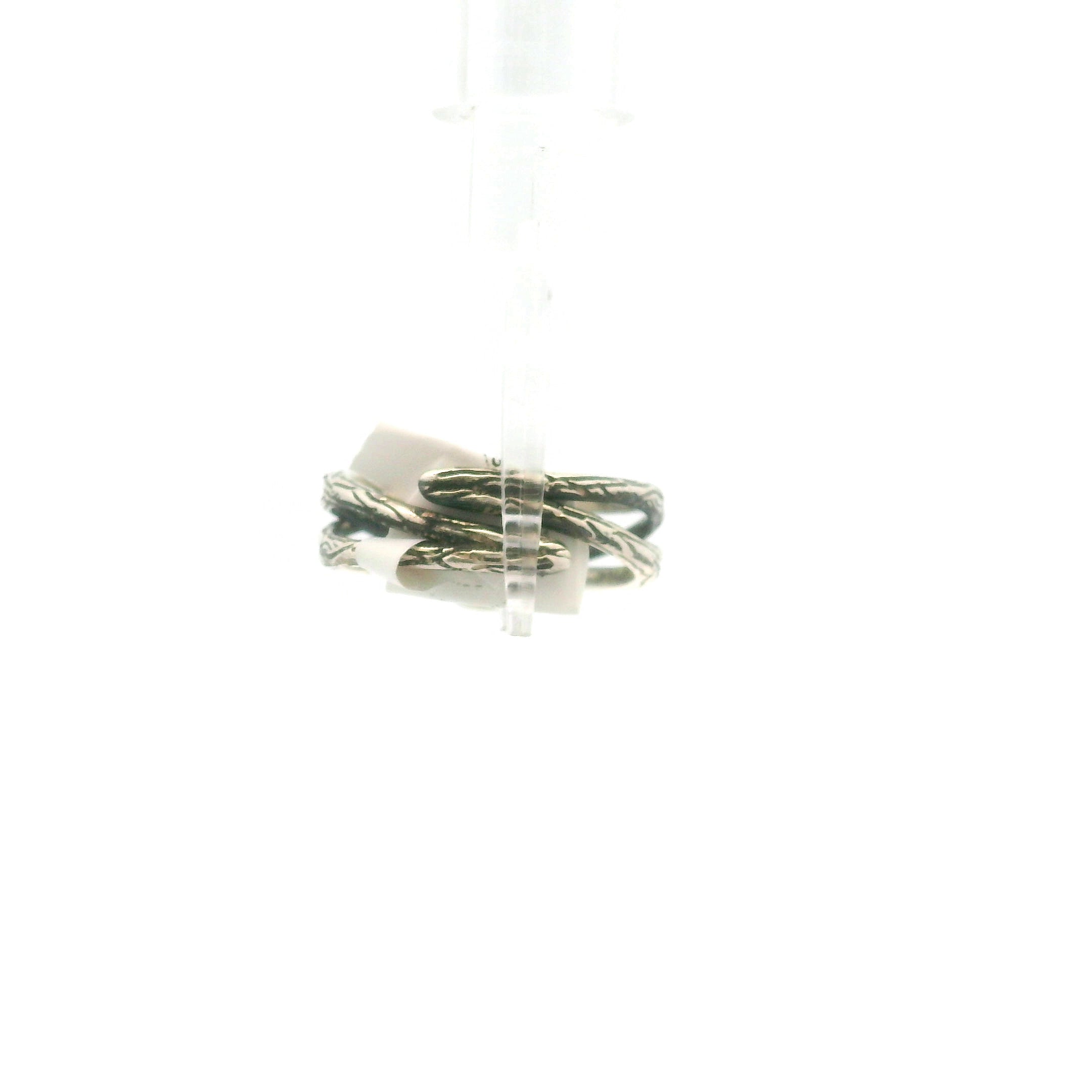 Green Apatite Bad Witch Cuff Ring .925 Silver for Self-Love, Compassion and Openness