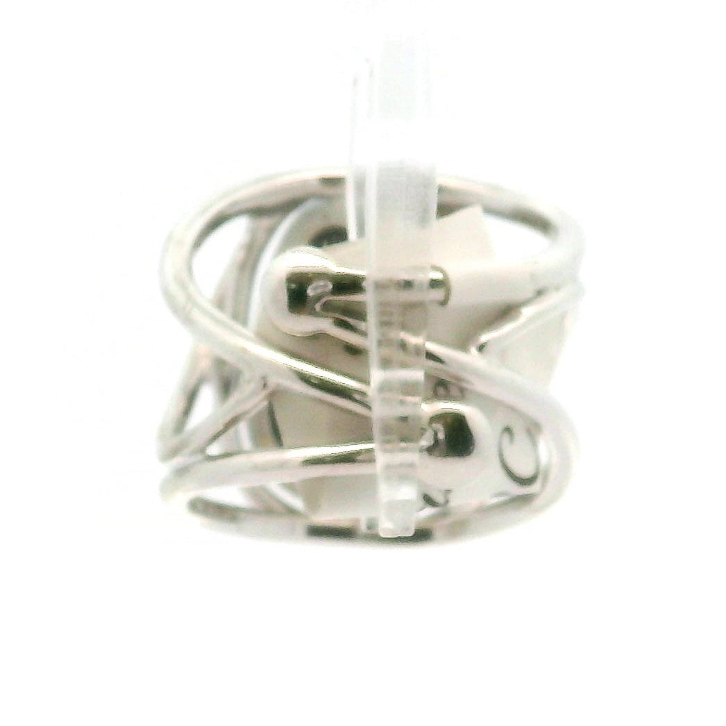 Pietersite Pixiu Cuff Ring .925 Silver for Intuition, Transformation and Willpower