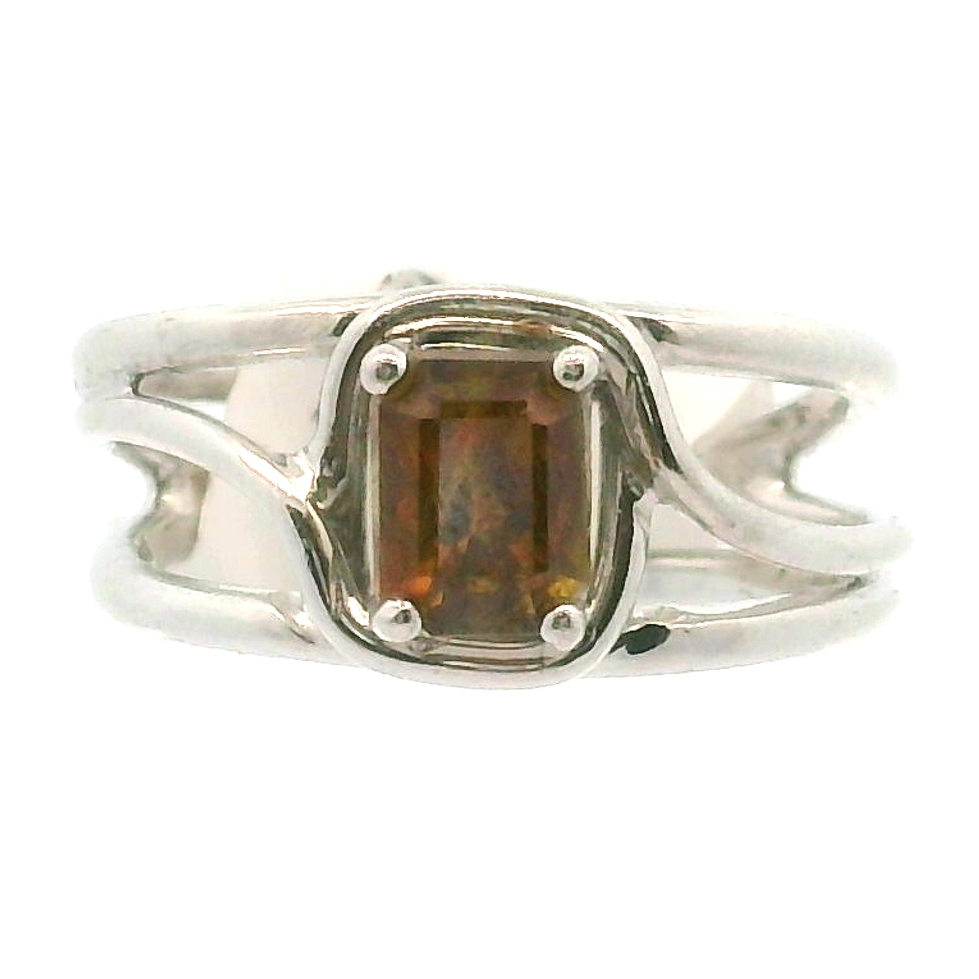 Sphalerite Midi Cuff Ring .925 Silver for Clairy, Inspiration, Manifestation and Protection
