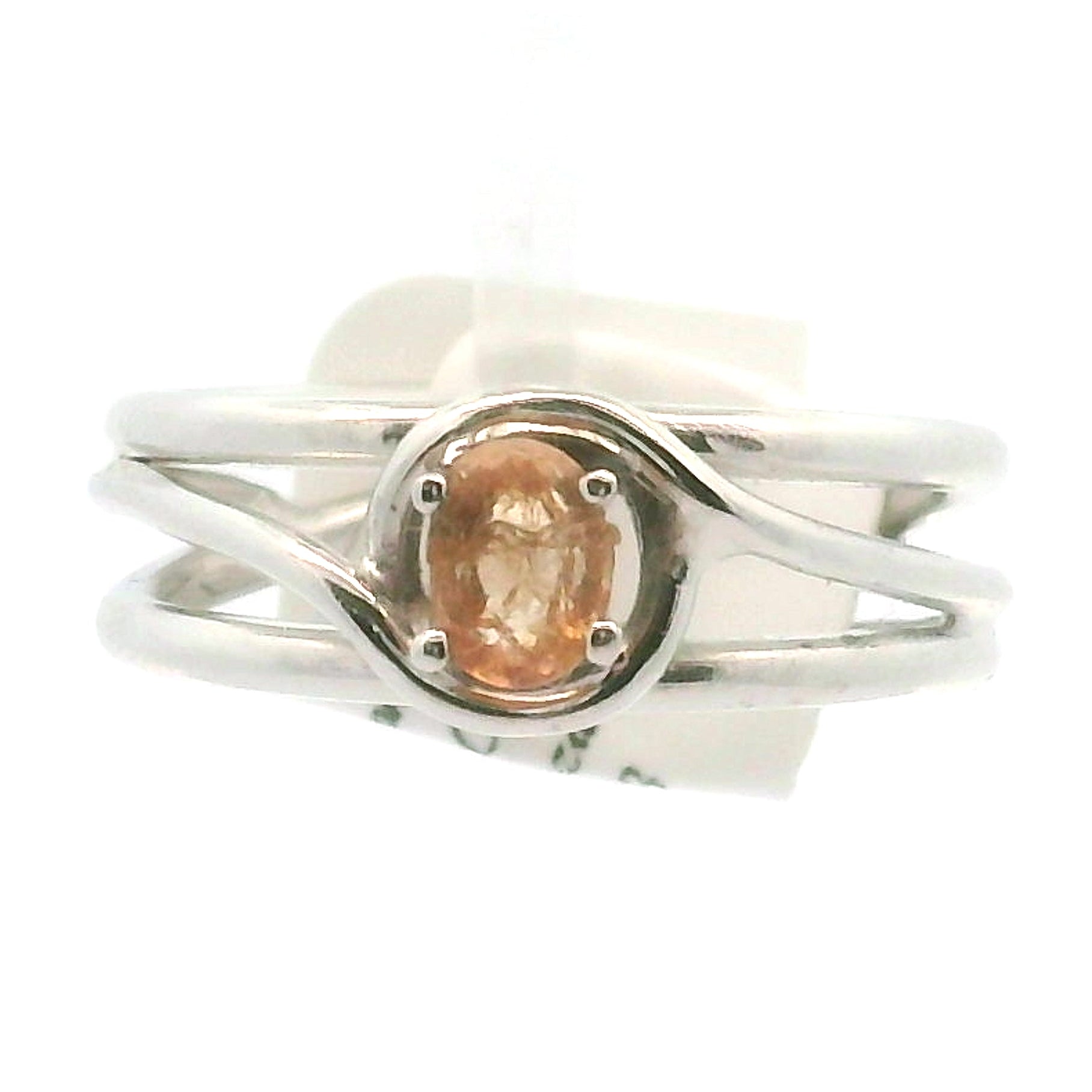 Eosphorite Cuff Ring .925 Silver for Empowerment, Grounding and Protection
