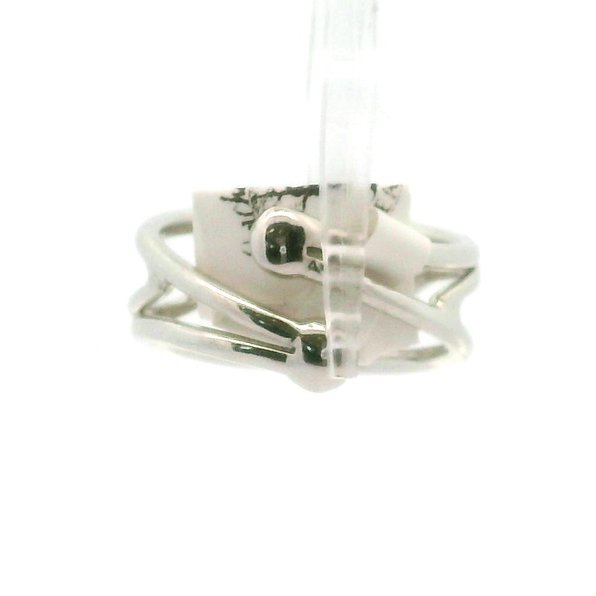 Honey Grossular Garnet Cuff Ring .925 Silver for Health and Strength