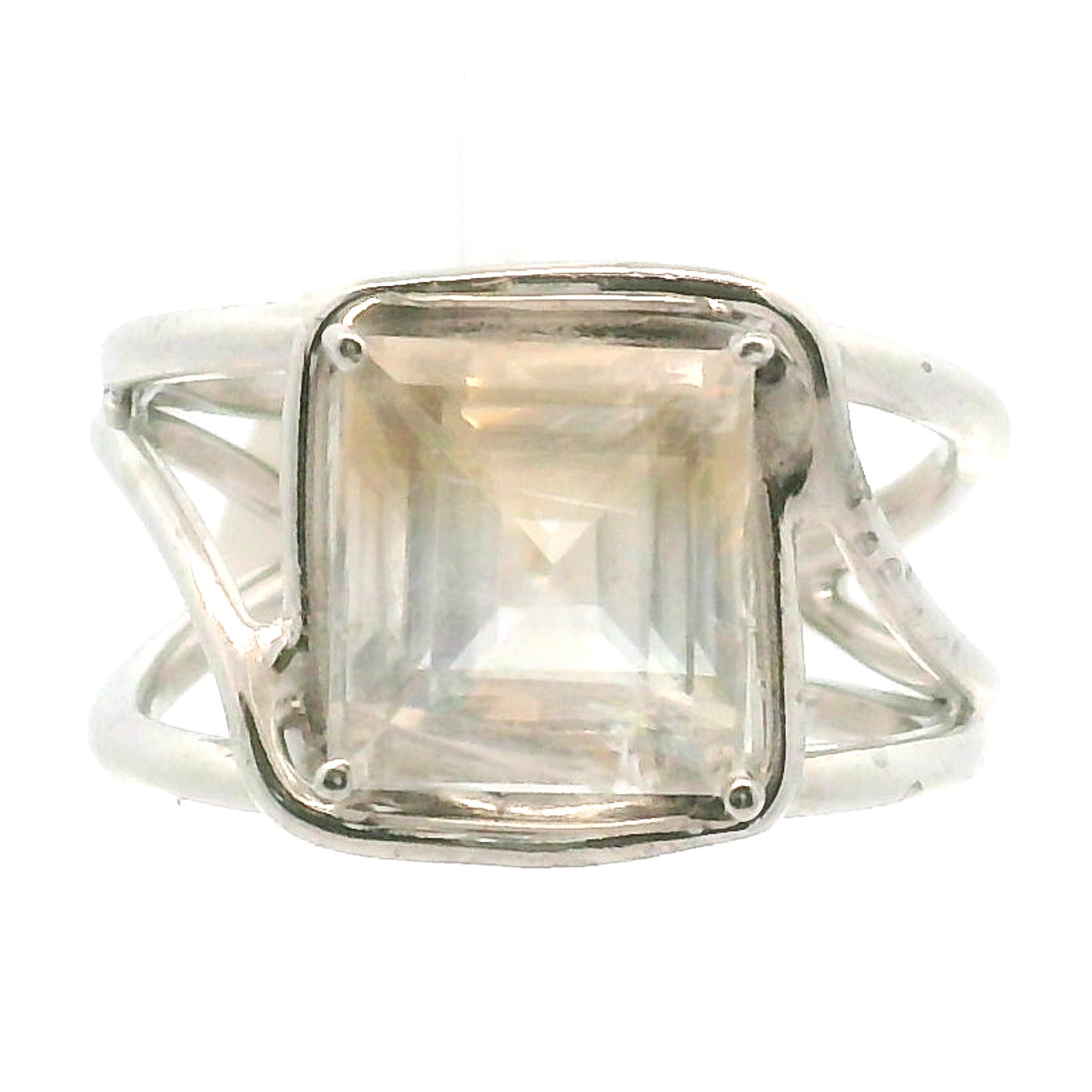 Dolomite Cuff Ring 925 Silver for Chakra Alignment and Energy Cleansing