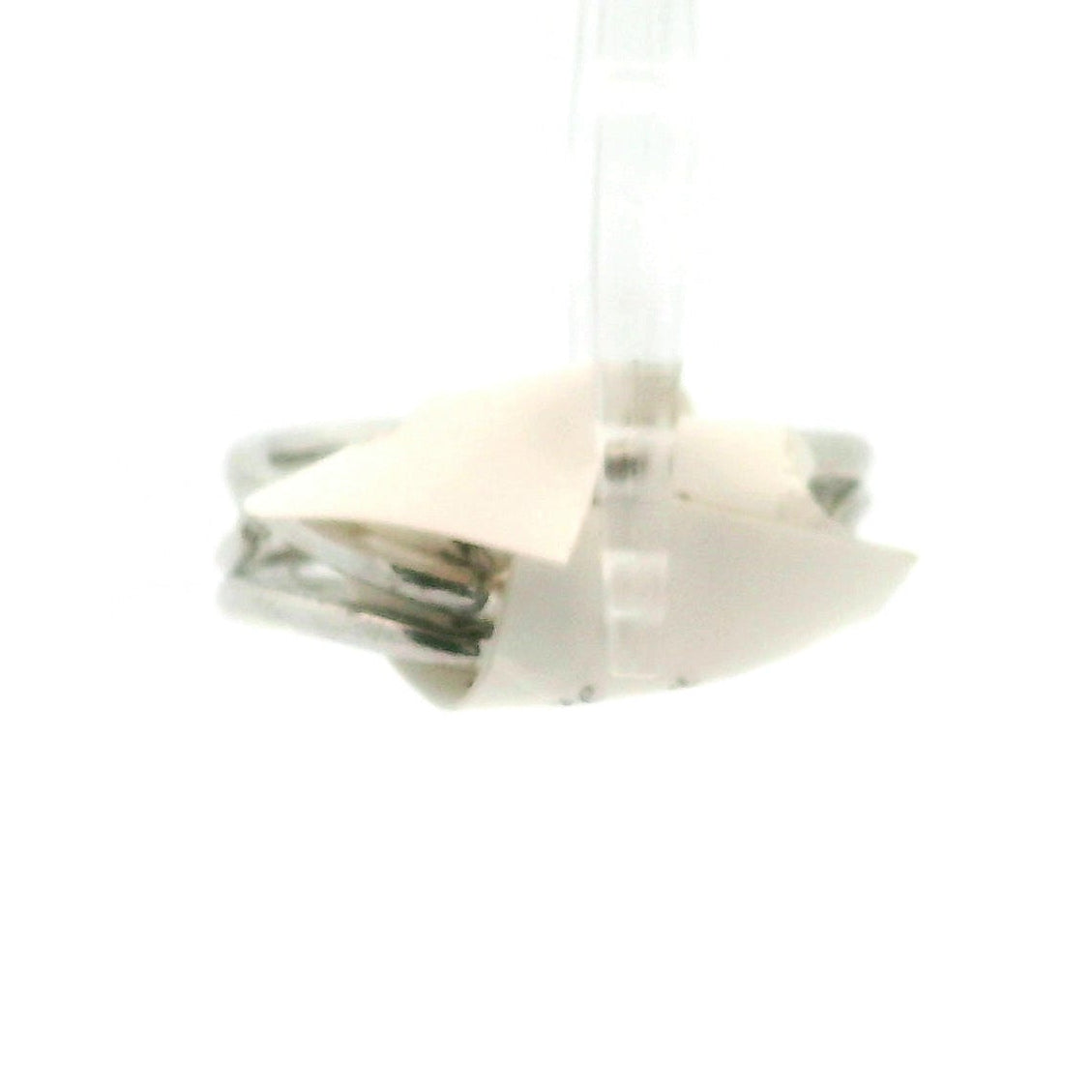 Pezzottaite Midi Cuff Ring 925 Silver for Joy, Love and Empowerment