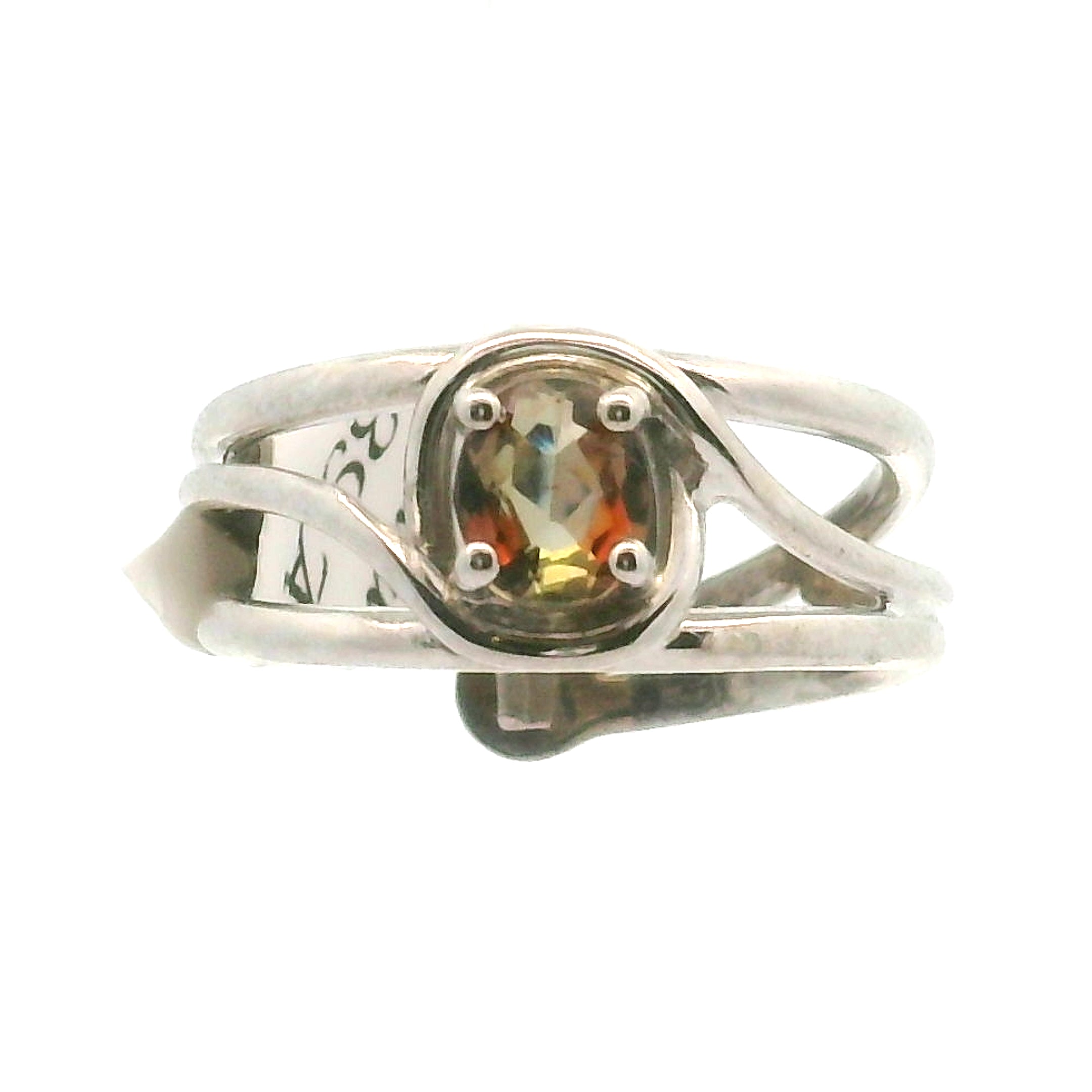 Andalusite Midi Cuff Ring 925 Silver for Divine Connection, Harmony & Spiritual Awareness