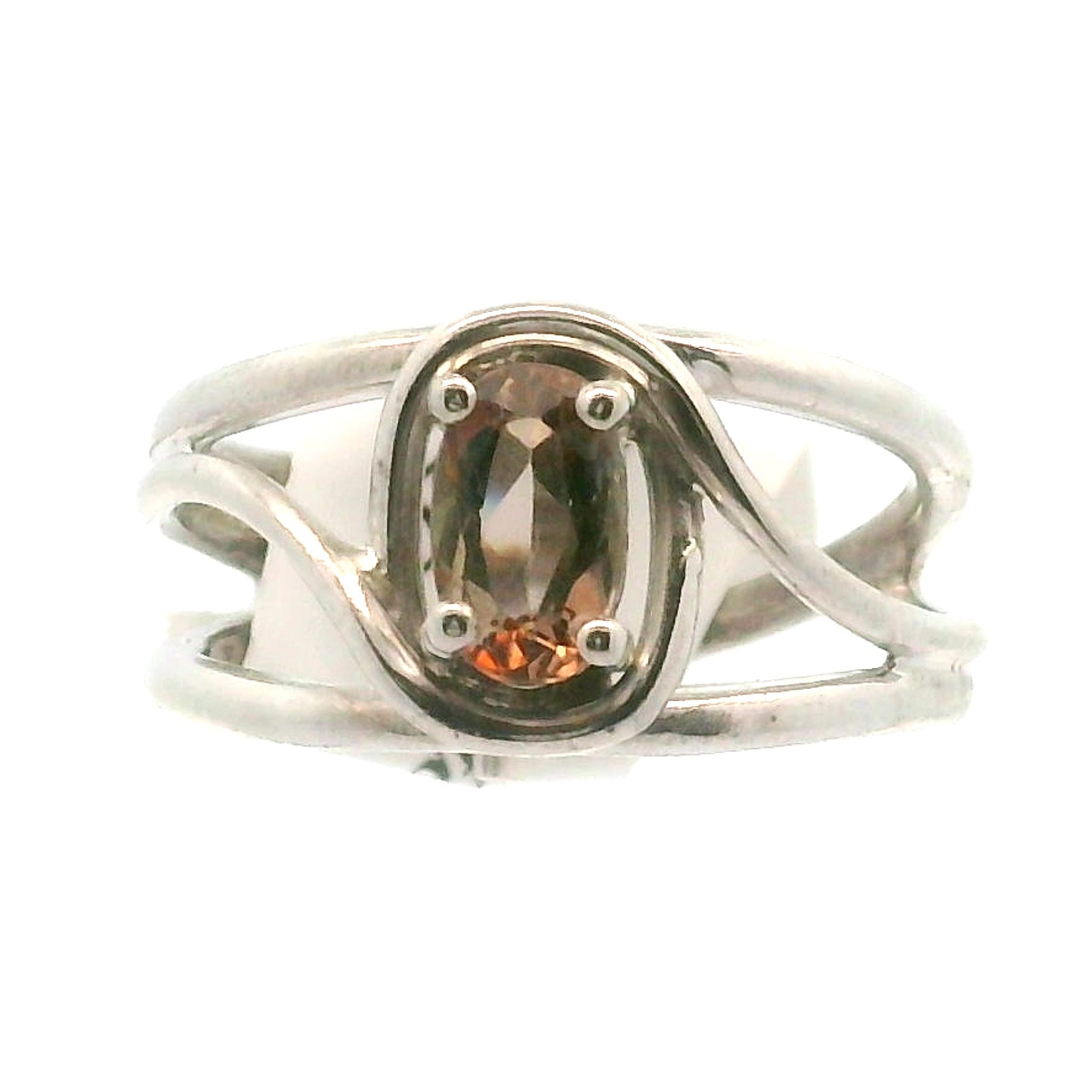 Andalusite Midi Cuff Ring 925 Silver for Divine Connection, Harmony & Spiritual Awareness