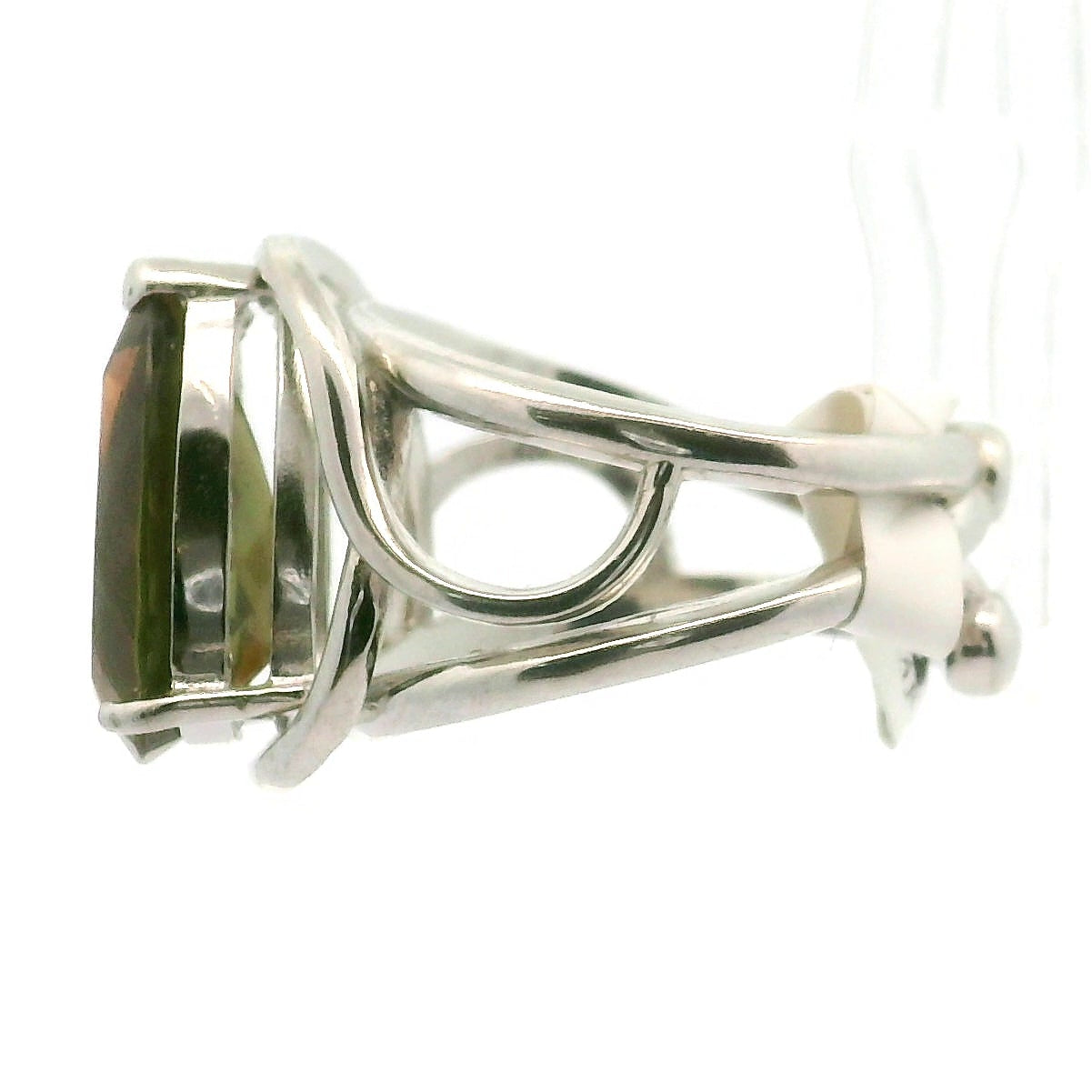 Andalusite Cuff Ring 925 Silver for Divine Connection, Harmony & Spiritual Awareness