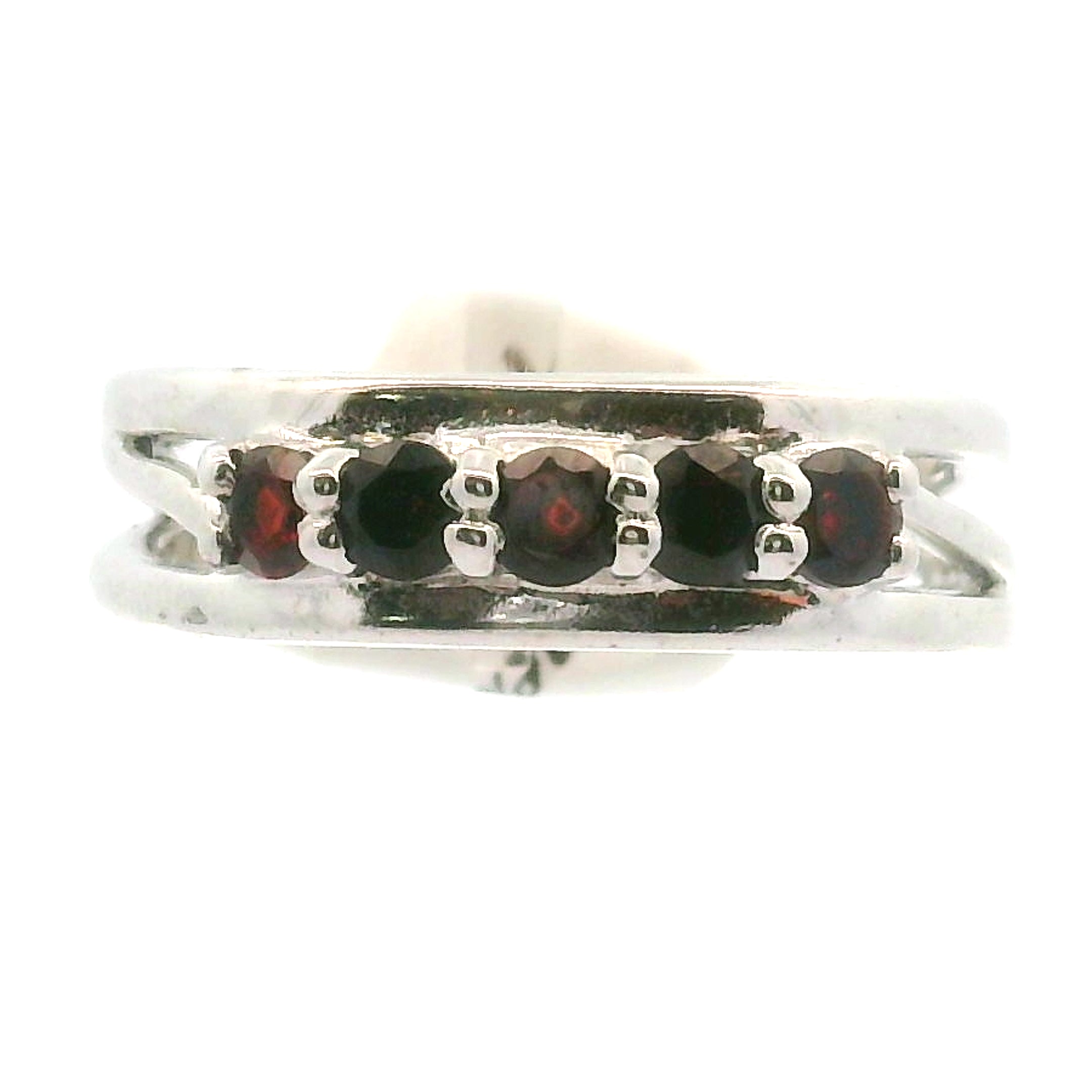 Multi-stone Stacker Cuff Ring .925 Silver for Healing, Intention Setting and Manifesting your Desires