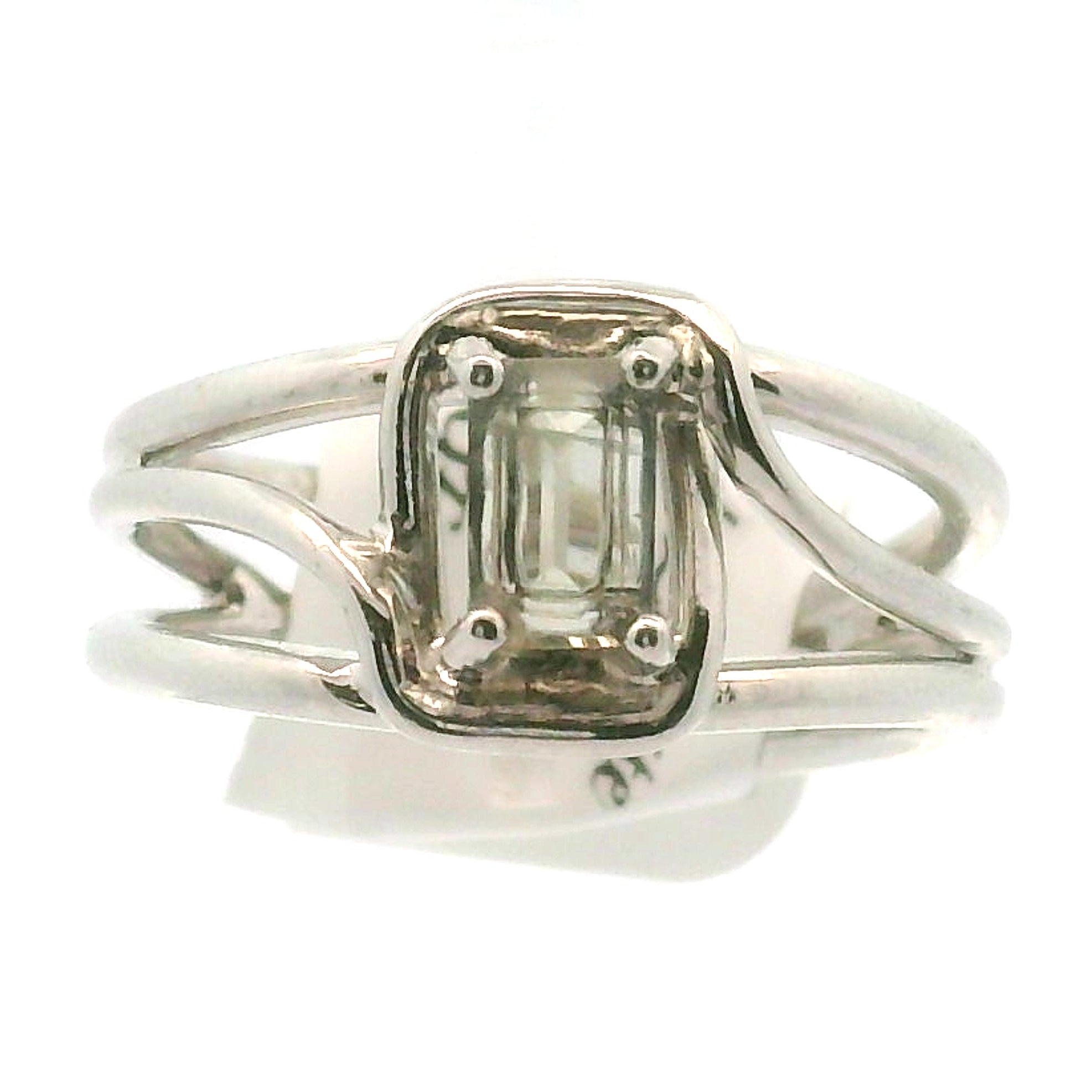 Rutilated Zoisite Cuff Ring .925 Silver for Elevating your Consciousness
