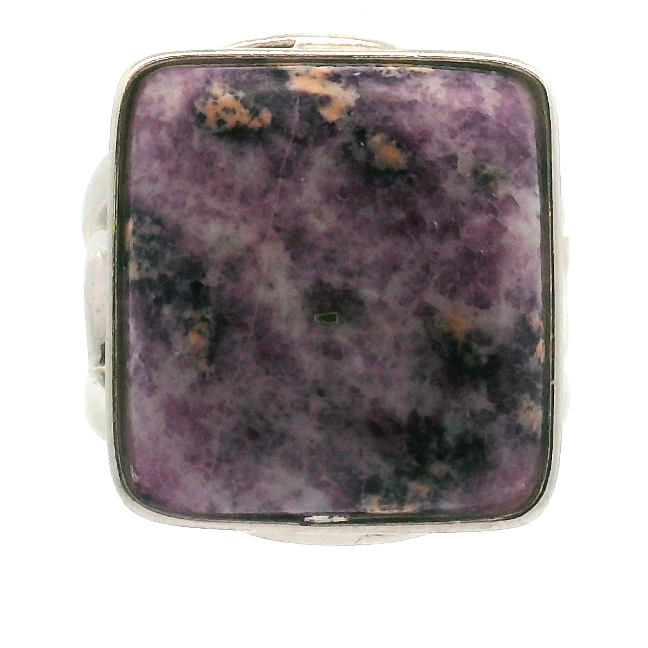 Olga Stone Cuff Ring .925 Silver  for Harmonizing Relationships & Pleasure