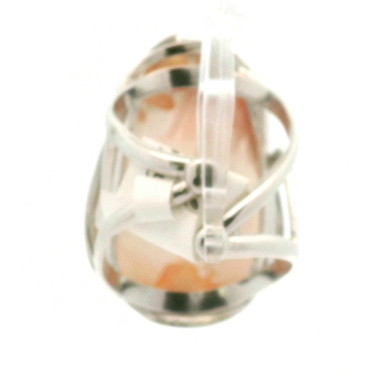 Scolecite Cuff Ring .925 Silver for Accessing Higher Realms and Lineage Healing