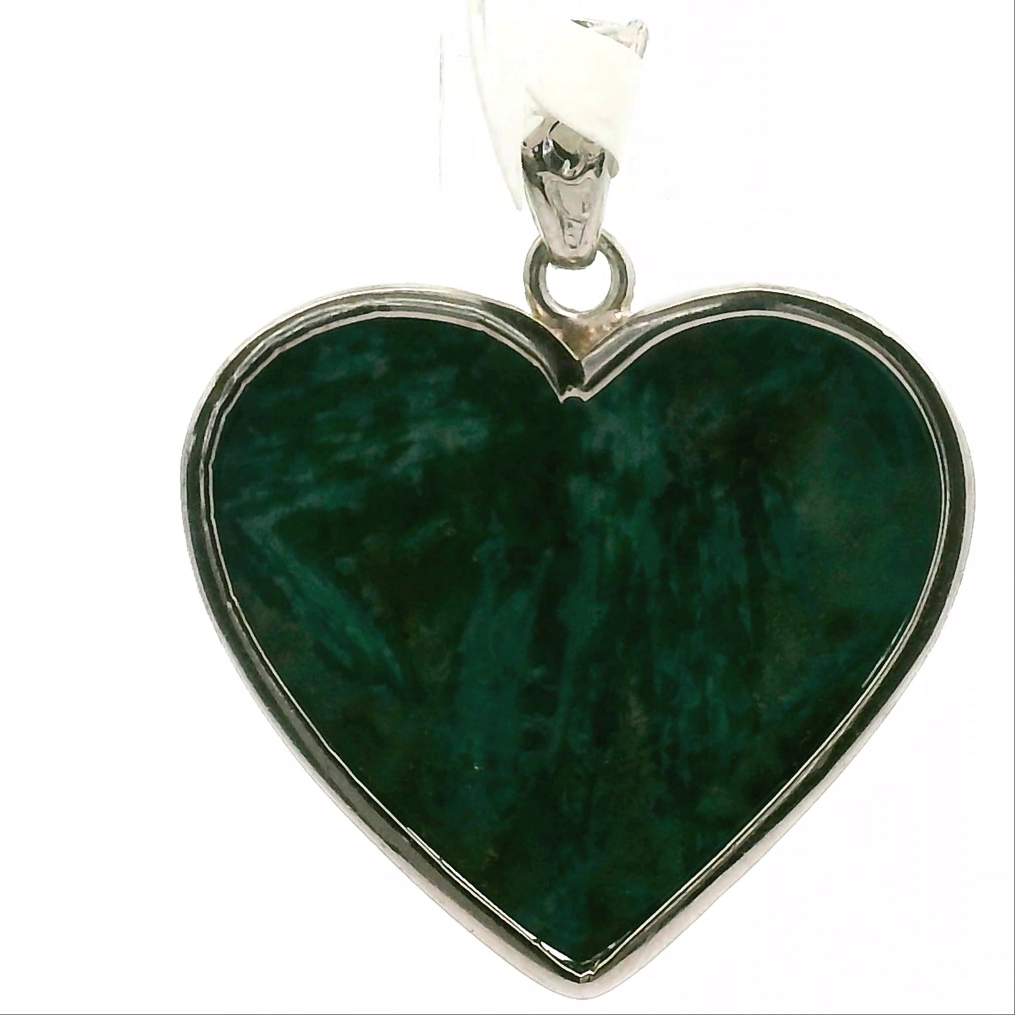 Acicular Shattuckite with Dioptase Pendant .925 Silver for Truthful Communication and Soul-Level Healing