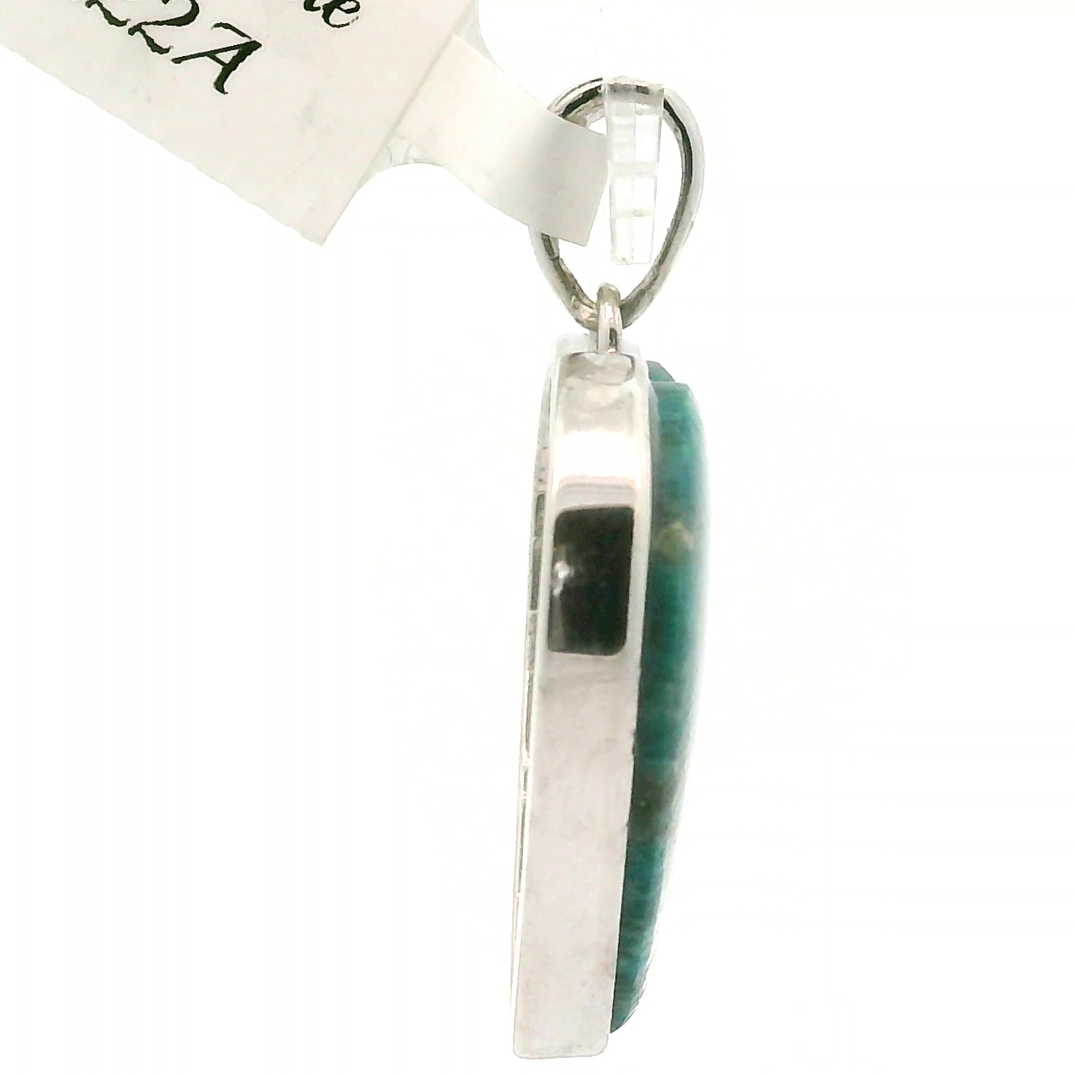 Acicular Shattuckite with Dioptase Pendant .925 Silver for Truthful Communication and Soul-Level Healing