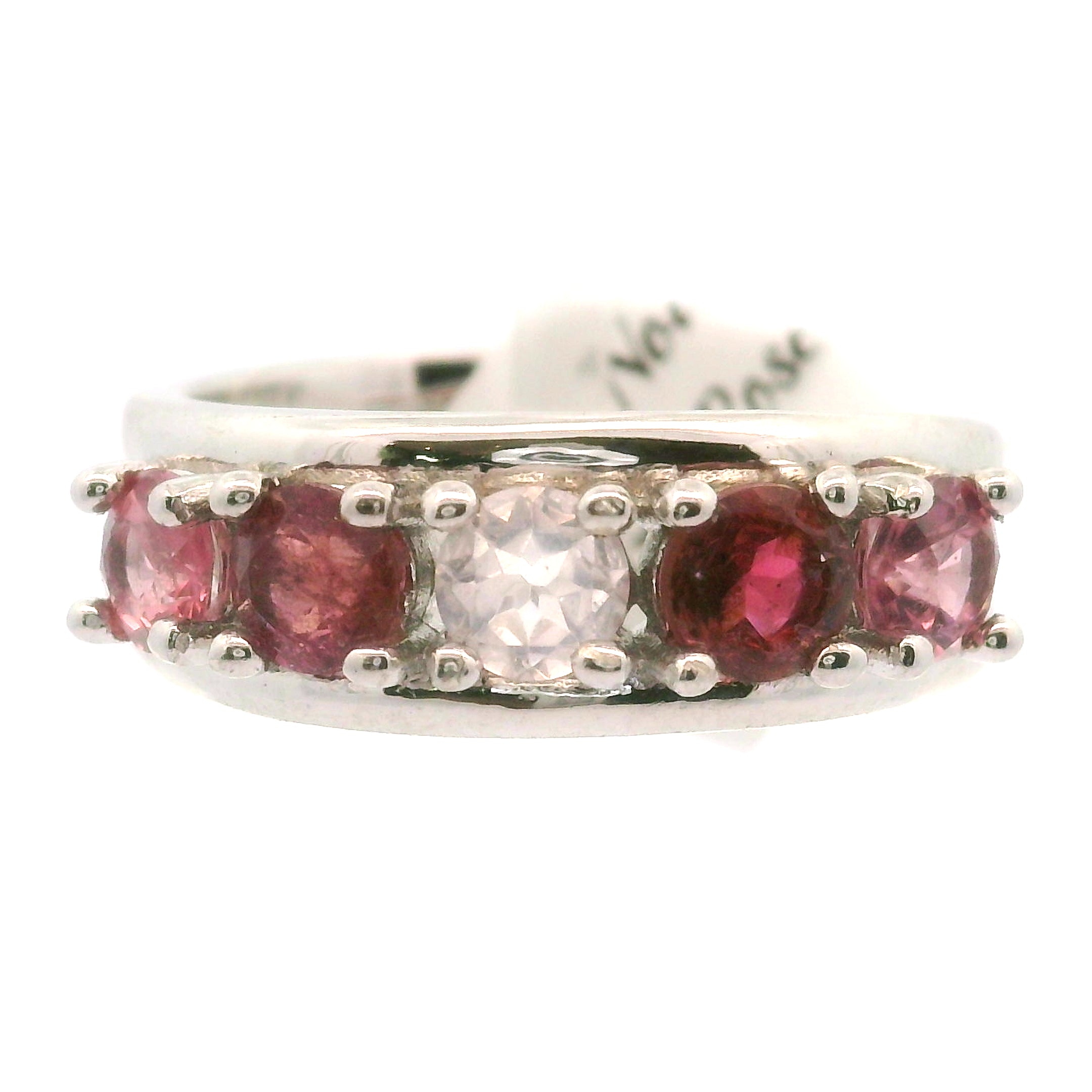 Multi-stone Stacker Cuff Ring .925 Silver for Healing, Intention Setting and Manifesting your Desires