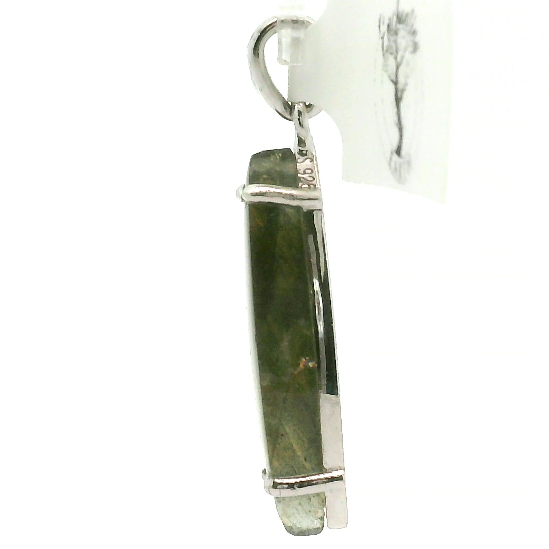 Labradorite Pendant .925 Silver for Protection, Intuition and Guidance