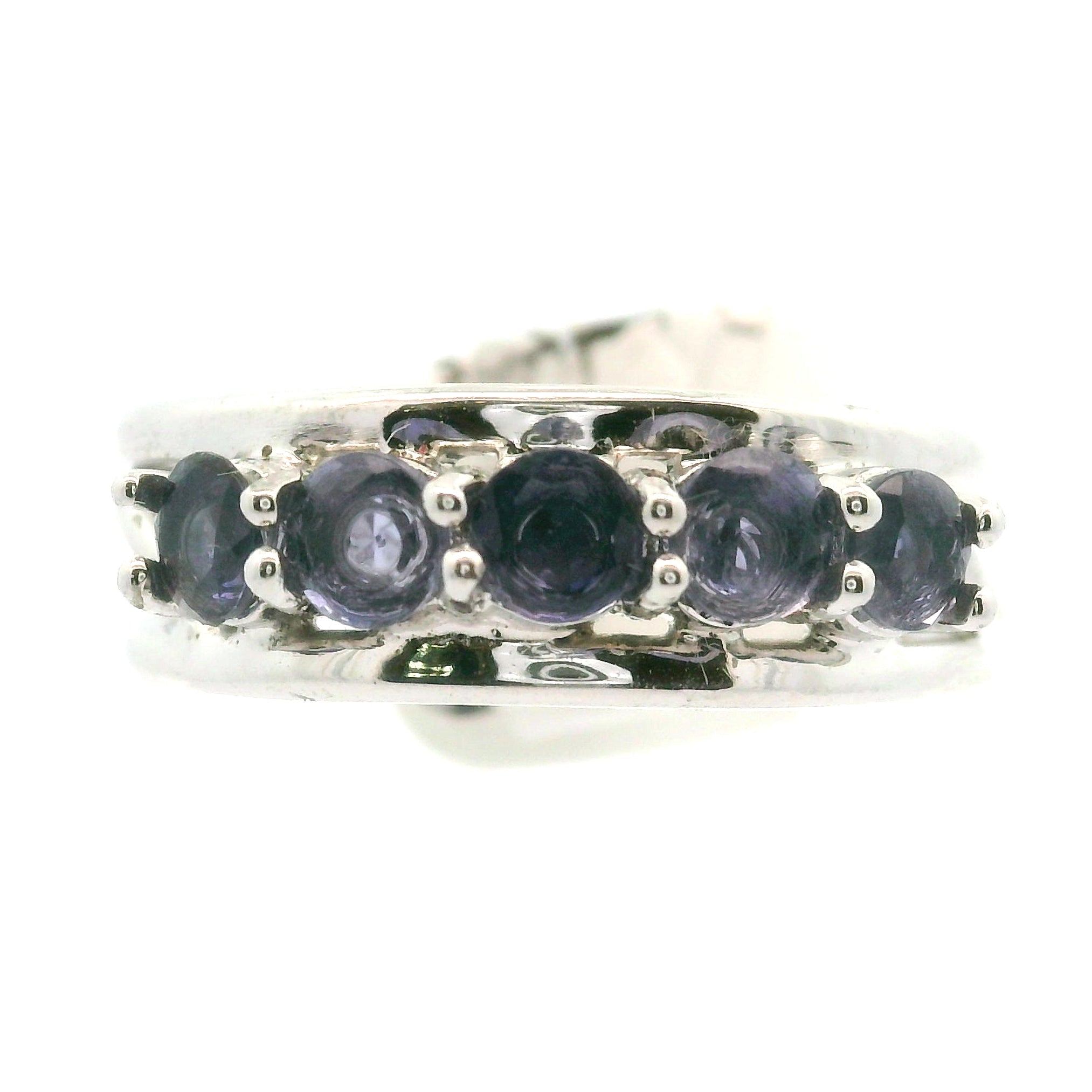 Multi-stone Stacker Cuff Ring .925 Silver for Healing, Intention Setting and Manifesting your Desires