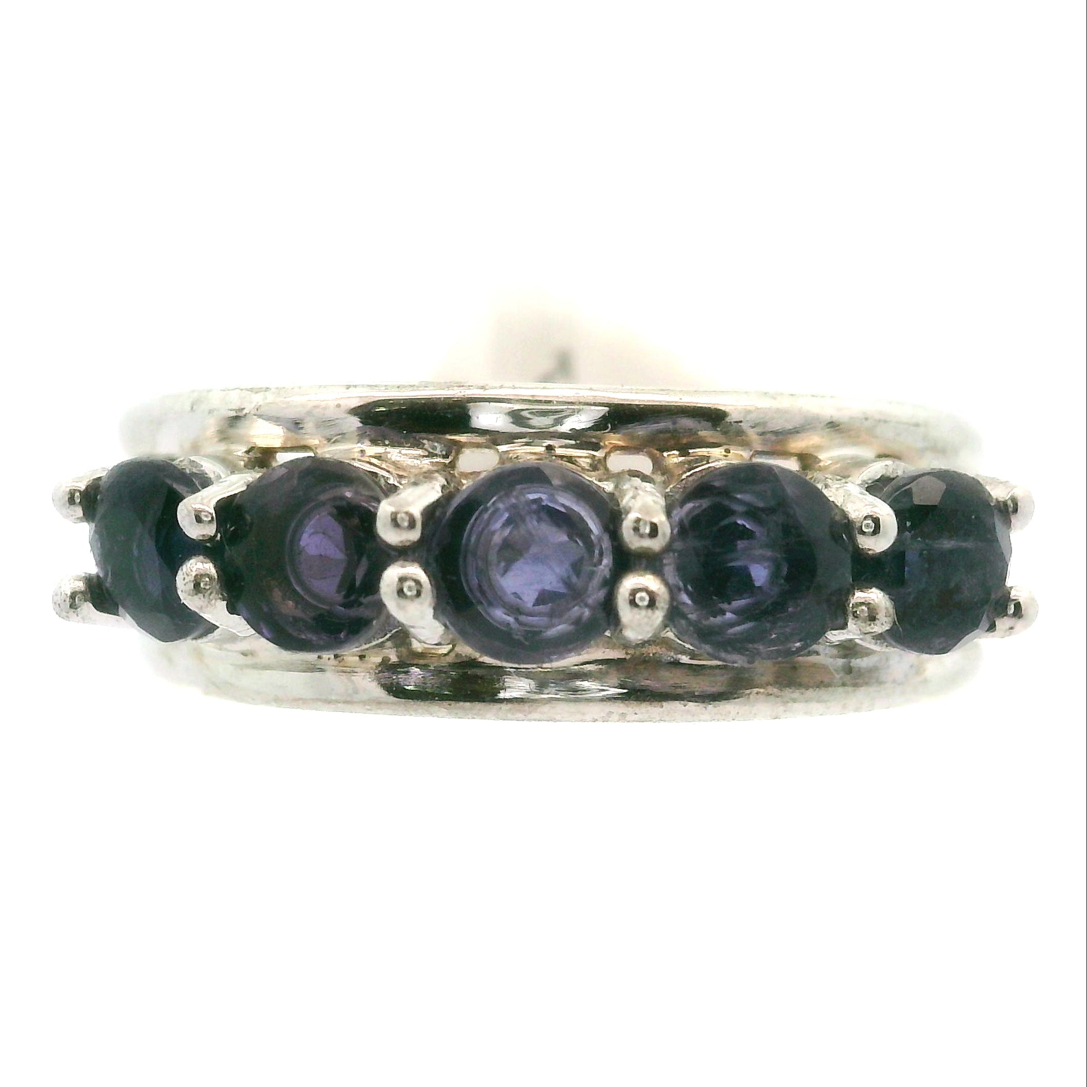 Multi-stone Stacker Cuff Ring .925 Silver for Healing, Intention Setting and Manifesting your Desires