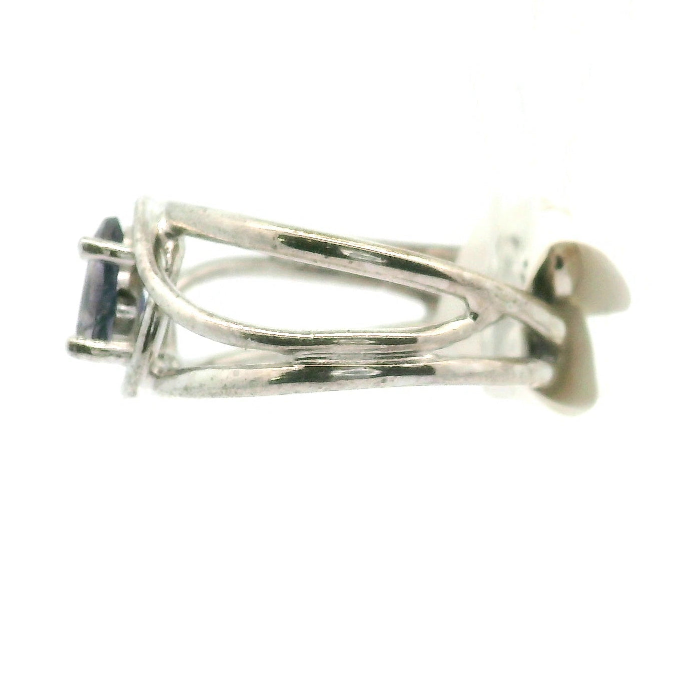 Iolite Midi Cuff Ring .925 Silver (Gem Grade) for Intuition, Divination and Wisdom