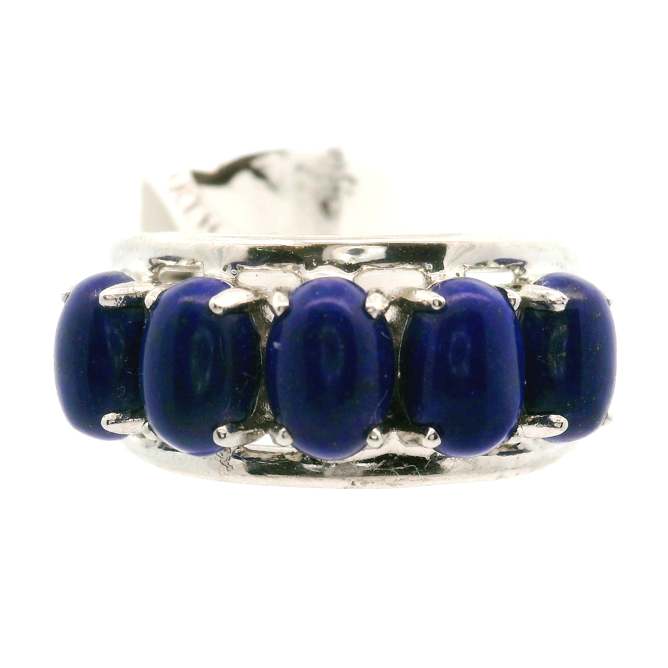 Multi Stone Oval Cut Stacker Cuff Ring .925 Silver for Healing, Intention Setting and Manifesting your Desires