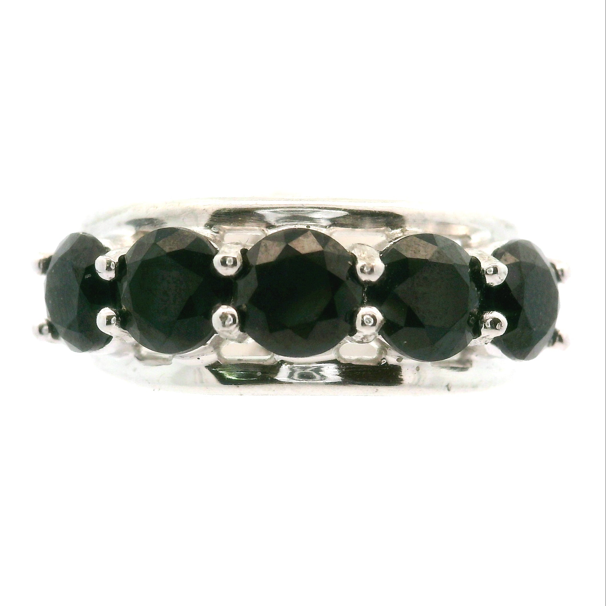 Multi-stone Stacker Cuff Ring .925 Silver for Healing, Intention Setting and Manifesting your Desires
