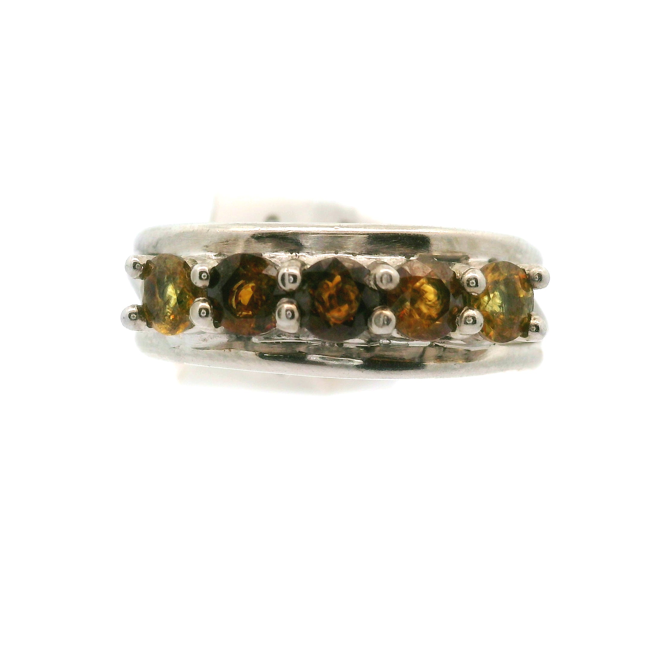 Multi-stone Stacker Cuff Ring .925 Silver for Healing, Intention Setting and Manifesting your Desires