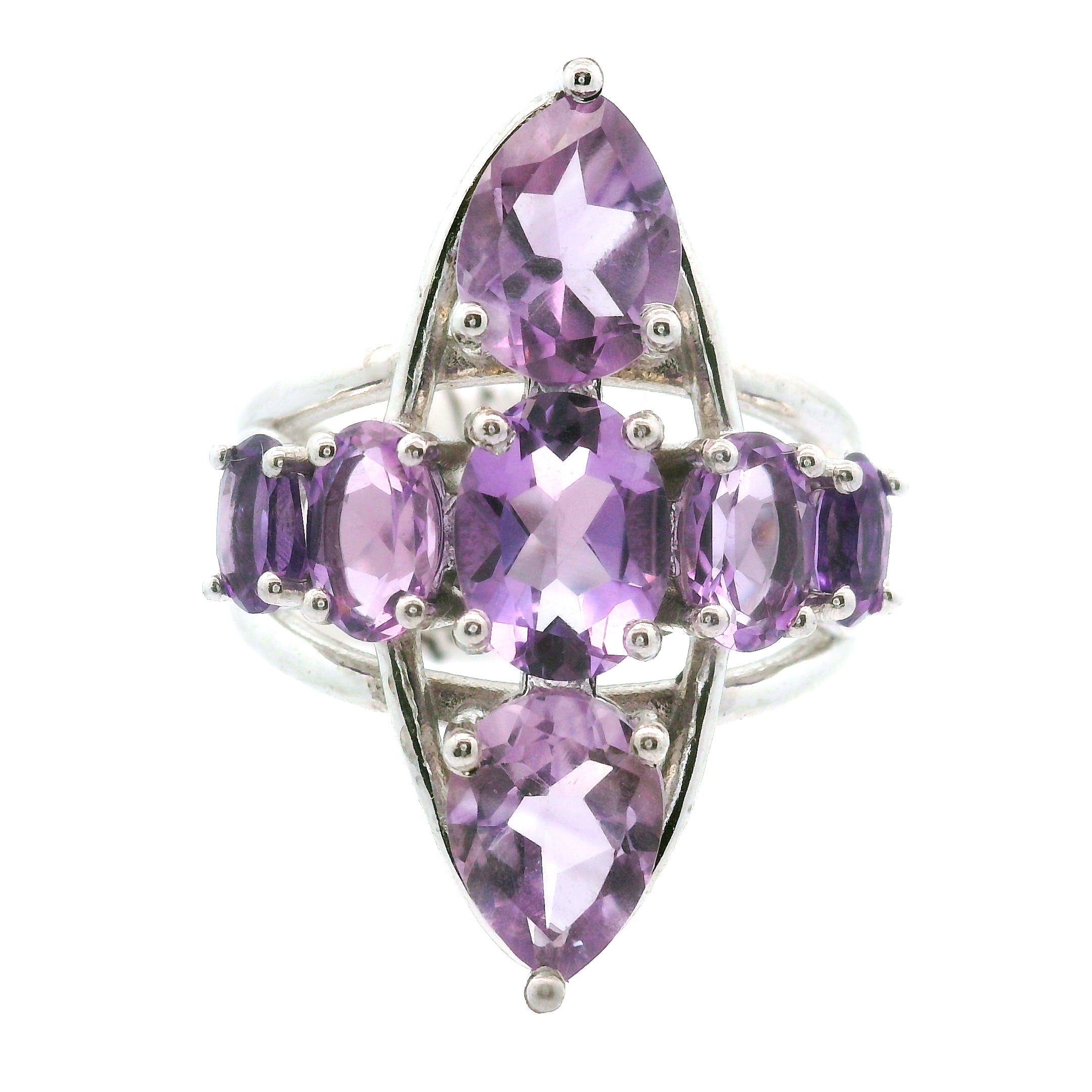 Cross Cuff Ring .925 Silver for Healing, Intention Setting and Manifesting your Desires