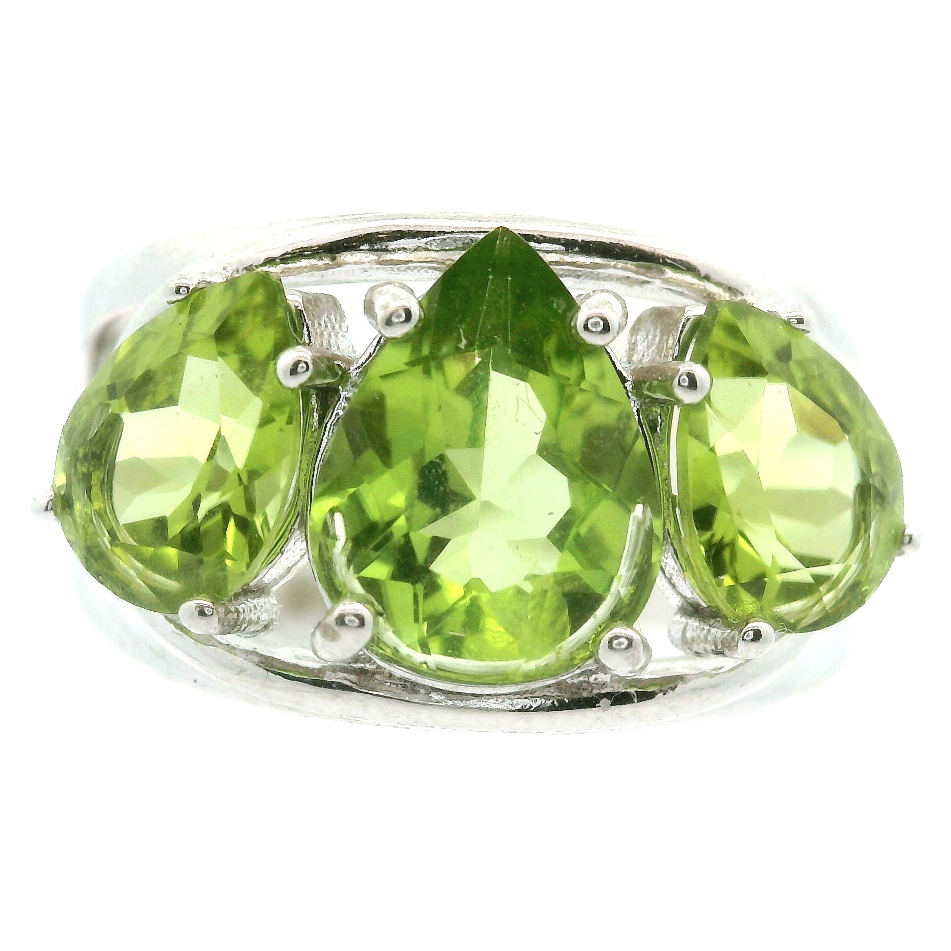 Triple Stone Crown Ring .925 Silver for Embracing your Power