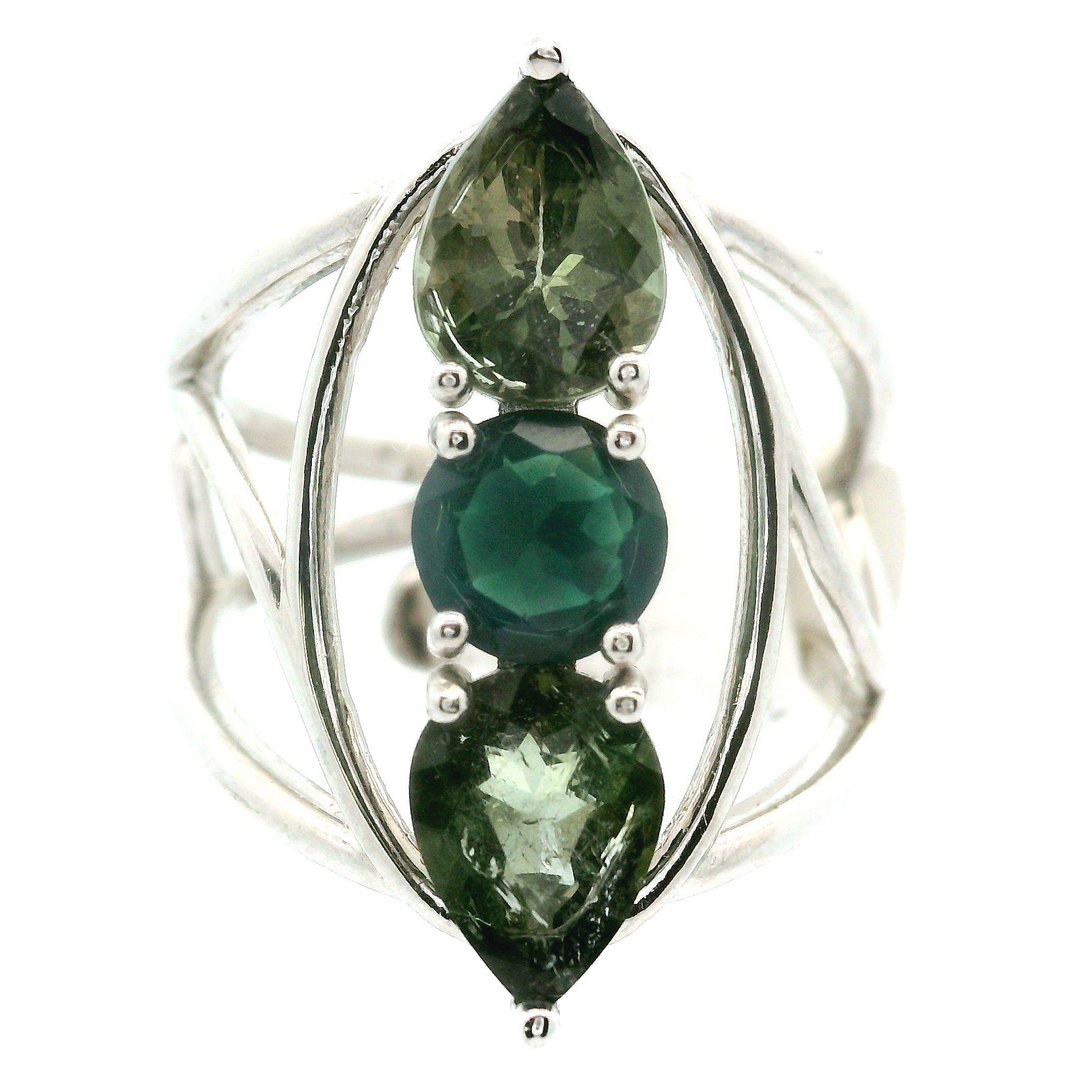 Wand Cuff Ring .925 Silver for Higher Levels of Awareness, Peaceful Communication and Clarity